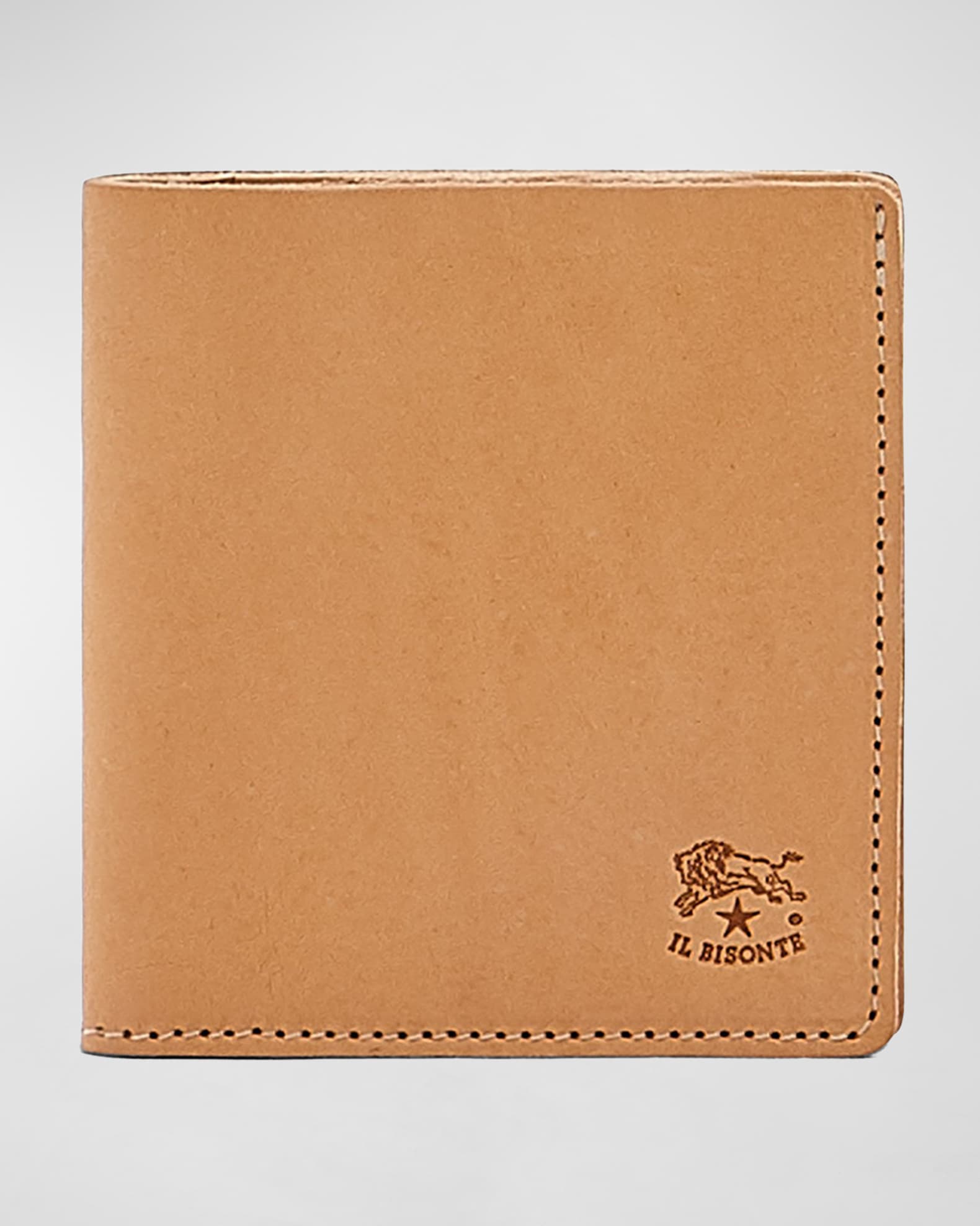 Il Bisonte Men's Slim Bi-Fold Leather Wallet | Neiman Marcus