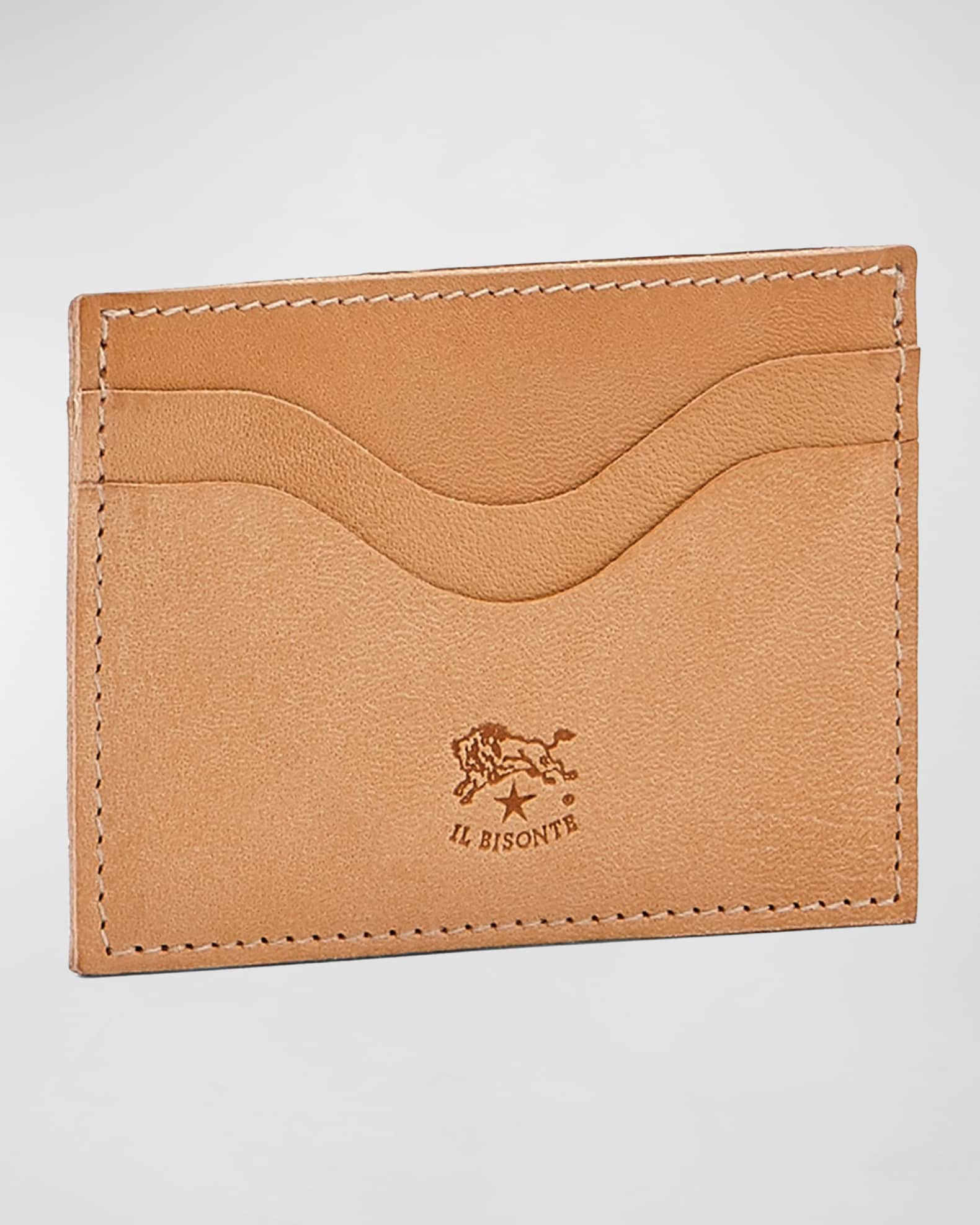 Il Bisonte Men's Leather Card Case | Neiman Marcus