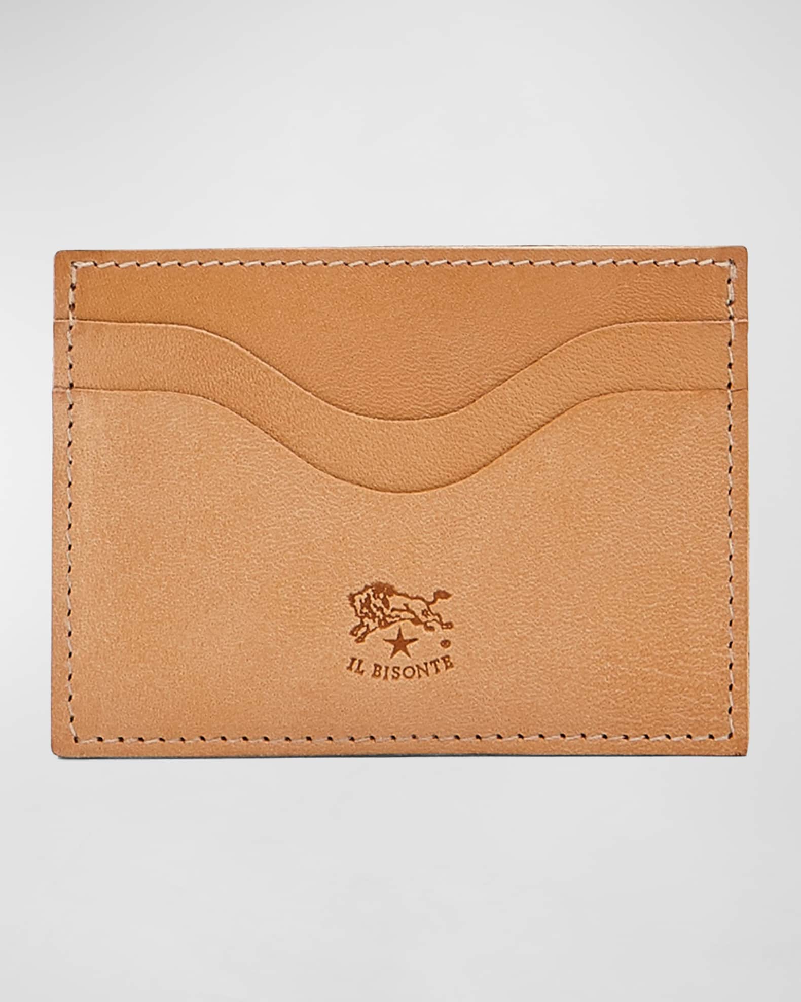 Il Bisonte Men's Leather Card Case | Neiman Marcus