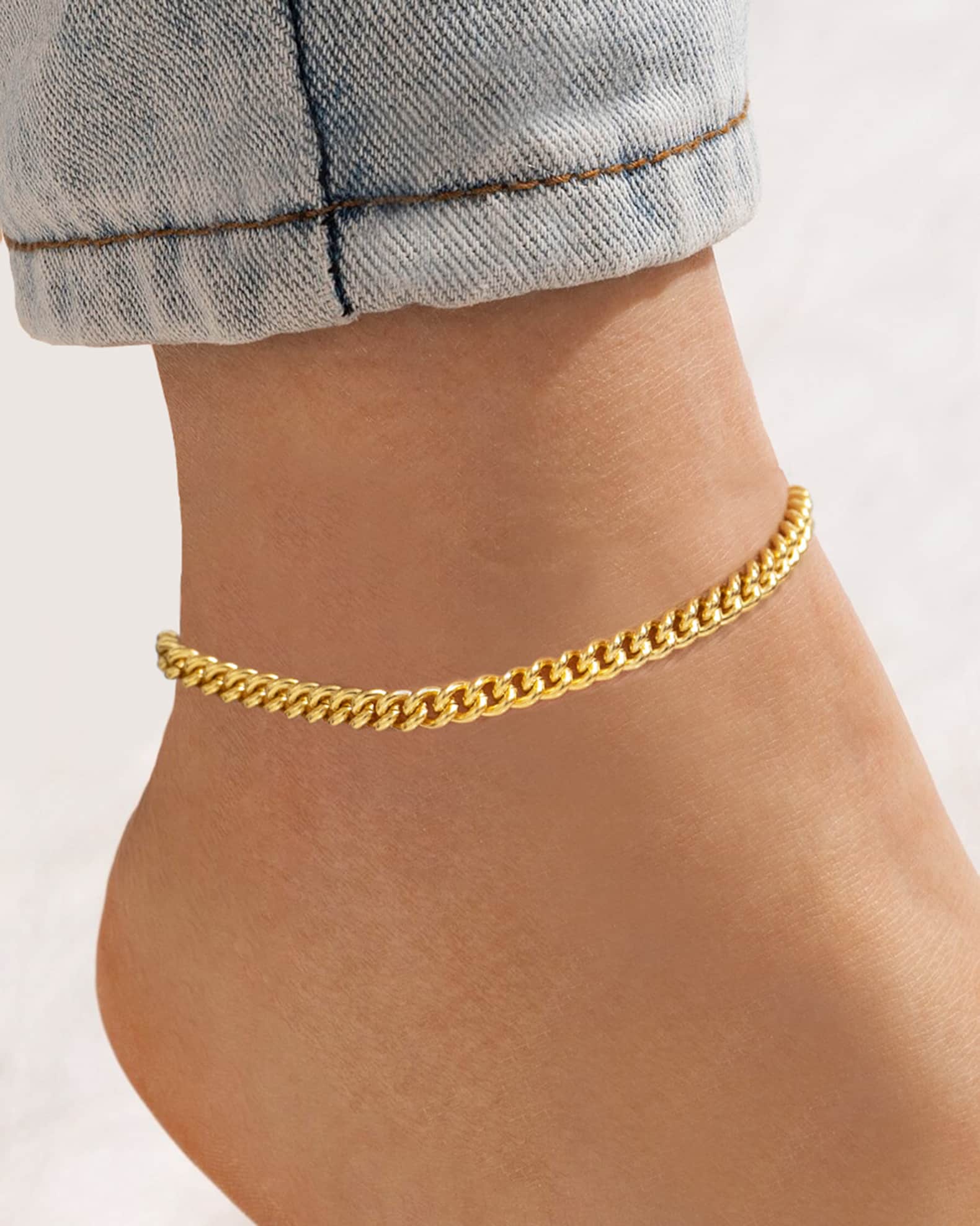 Small Chain Ankle Bracelet