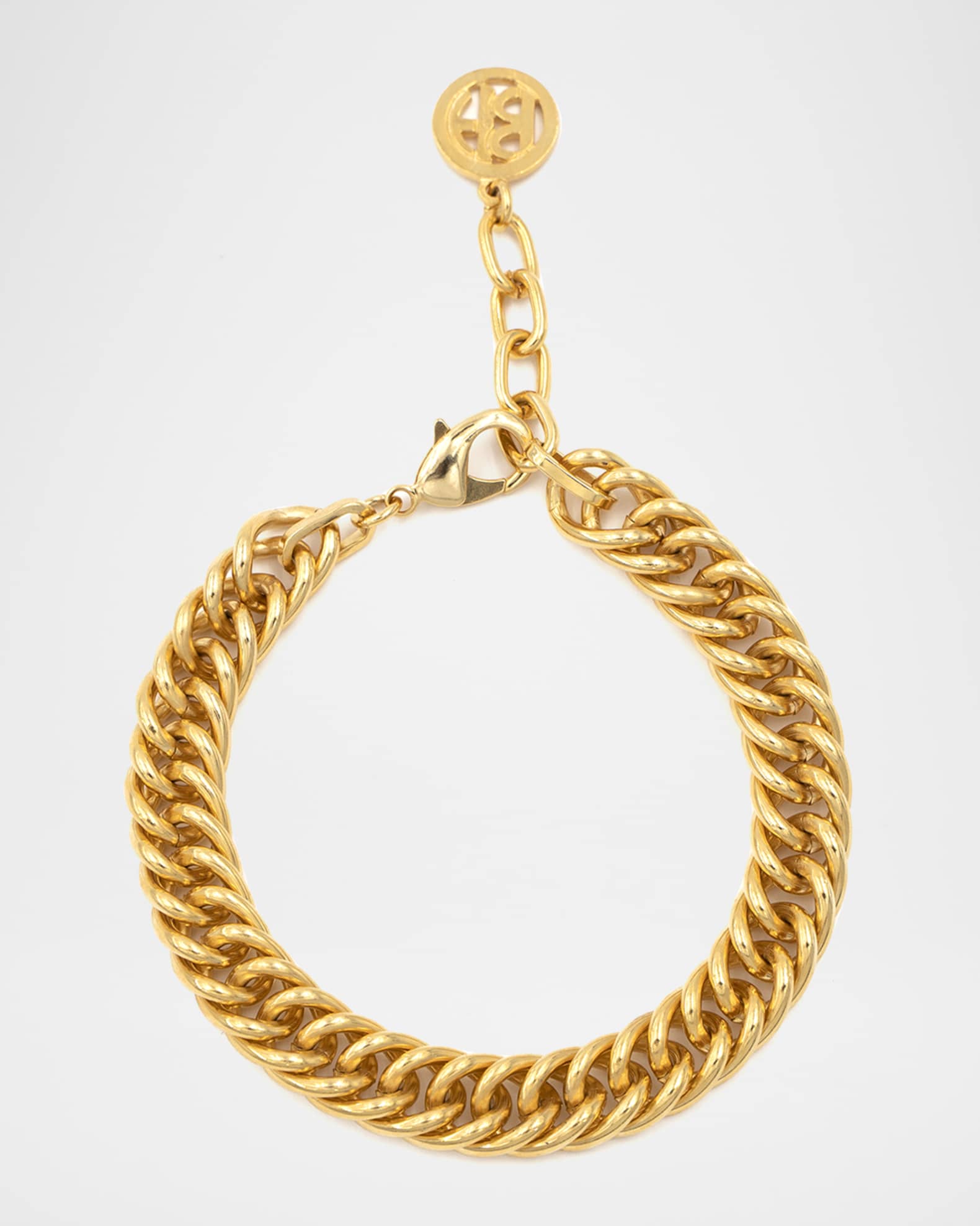 24k Gold Electroplate Chain Ankle Bracelet 0