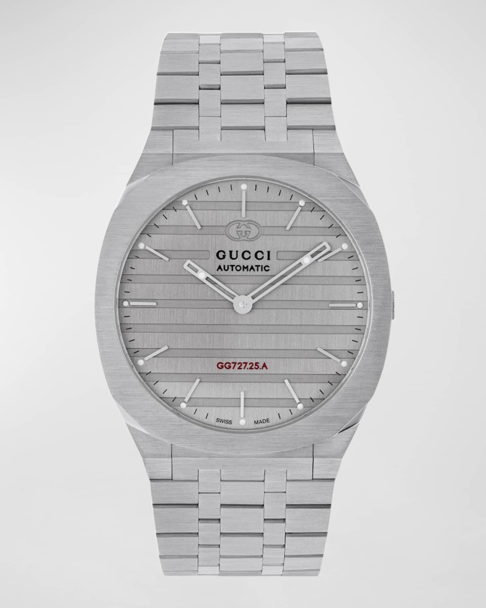 Gucci Men's 40mm Tonal Bracelet Watch | Neiman Marcus