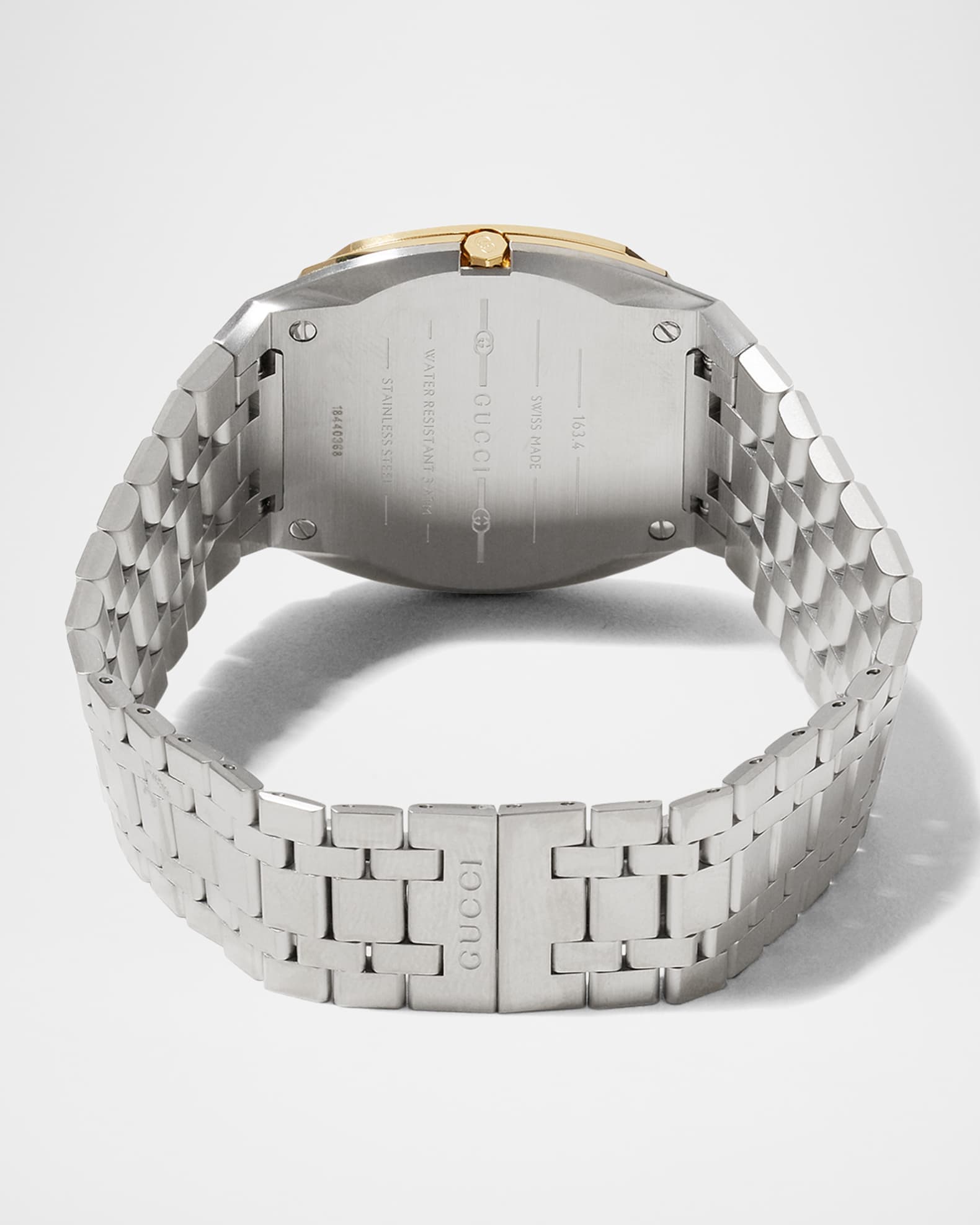 Gucci 25H 34mm Two-Tone Bracelet Watch | Neiman Marcus