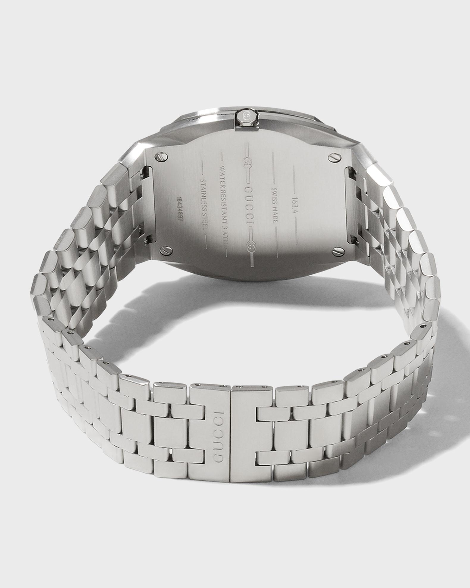 Gucci 25H 34mm Stainless Steel Bracelet Watch | Neiman Marcus