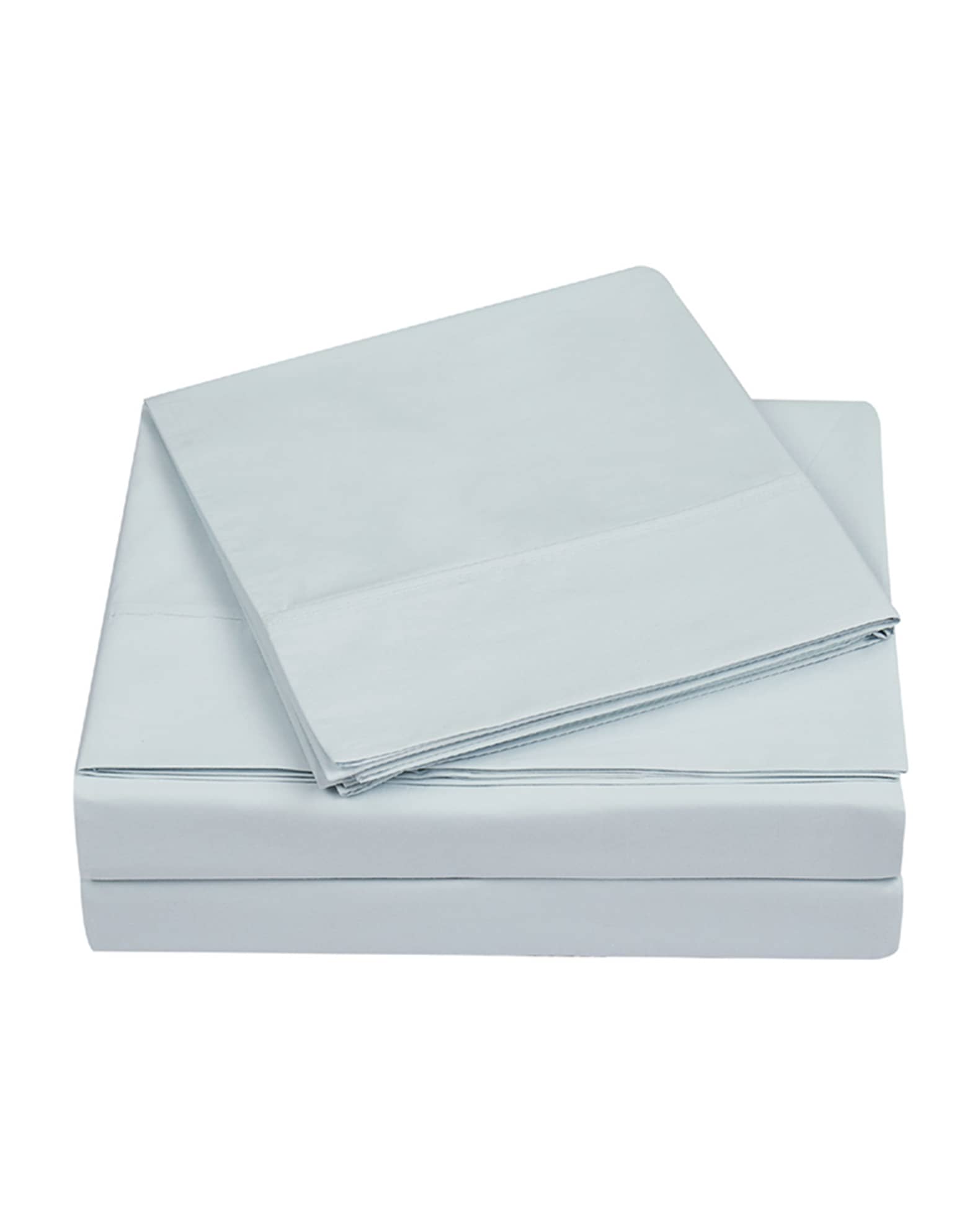 4-Piece 400-Thread Count Percale King Sheet Set 0