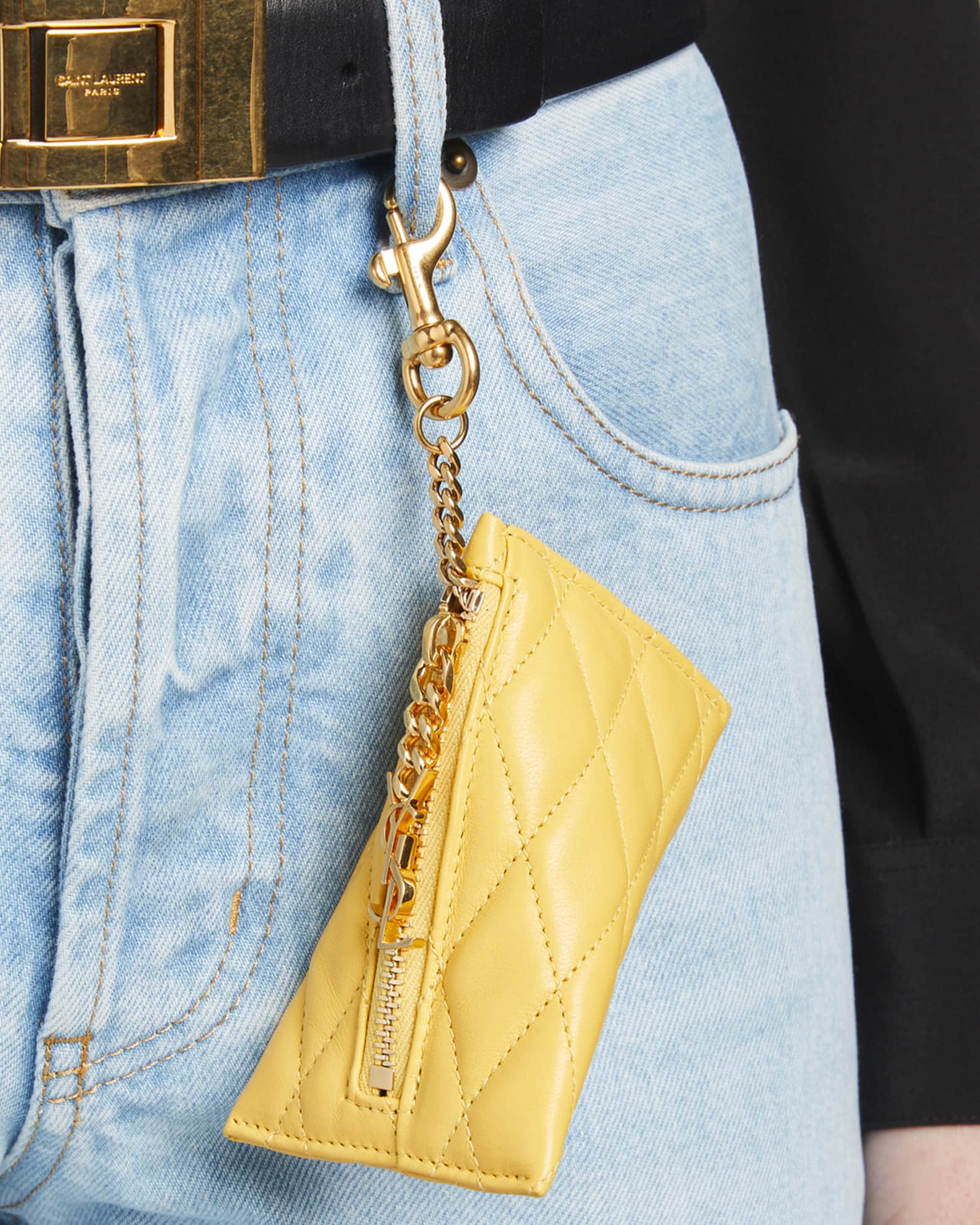 Triangle ysl deals bag