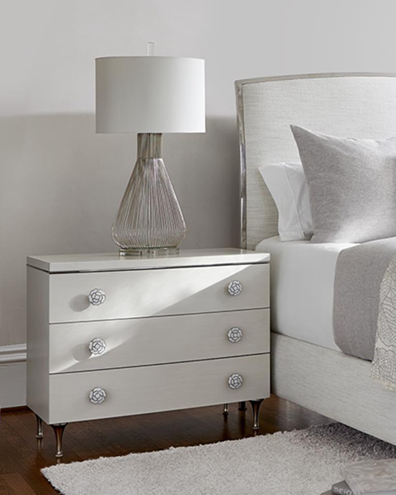 Silhouette 3-Drawer Nightstand 1