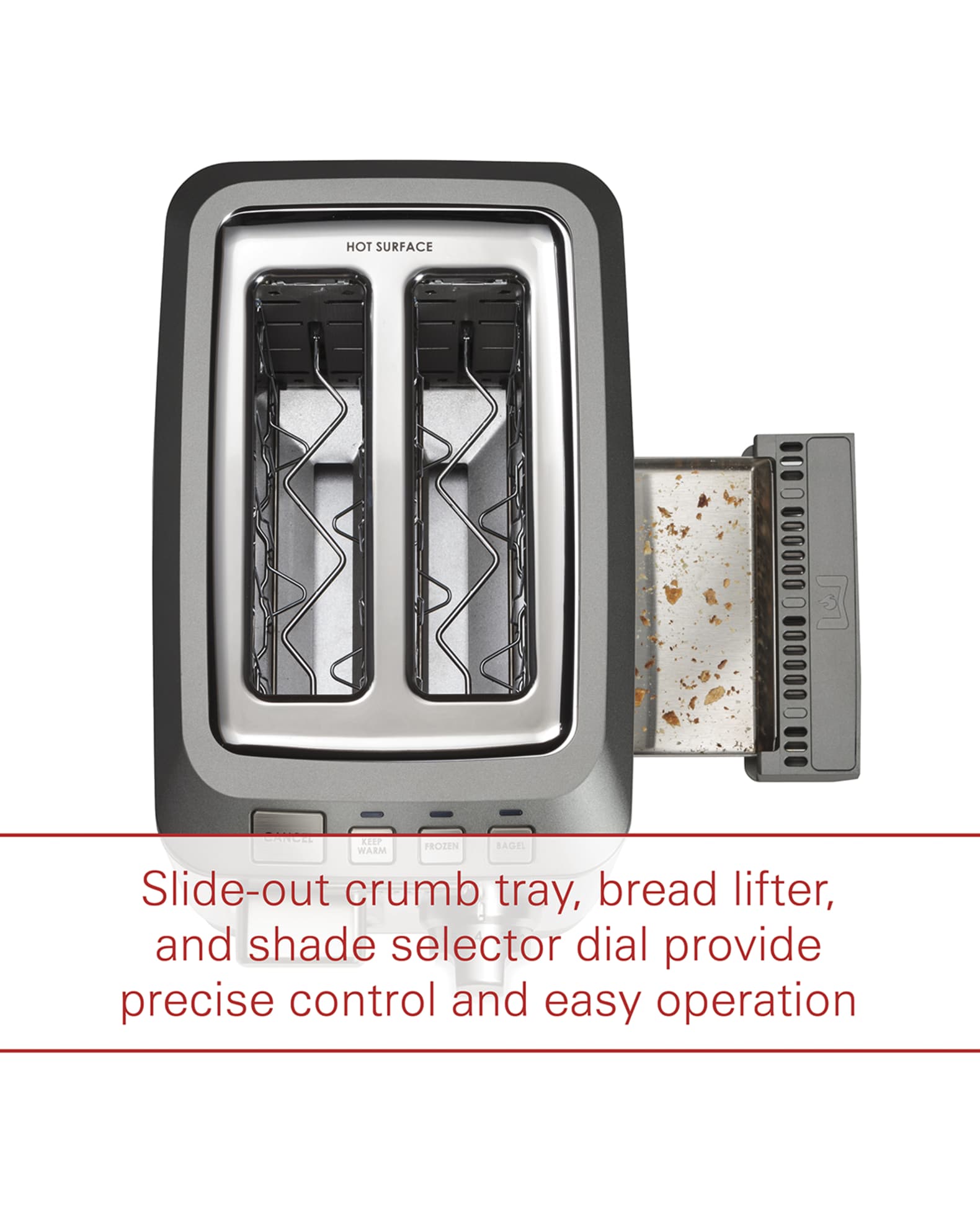 Wolf Gourmet 2Slice Toaster with Stainless Steel Knob Neiman Marcus