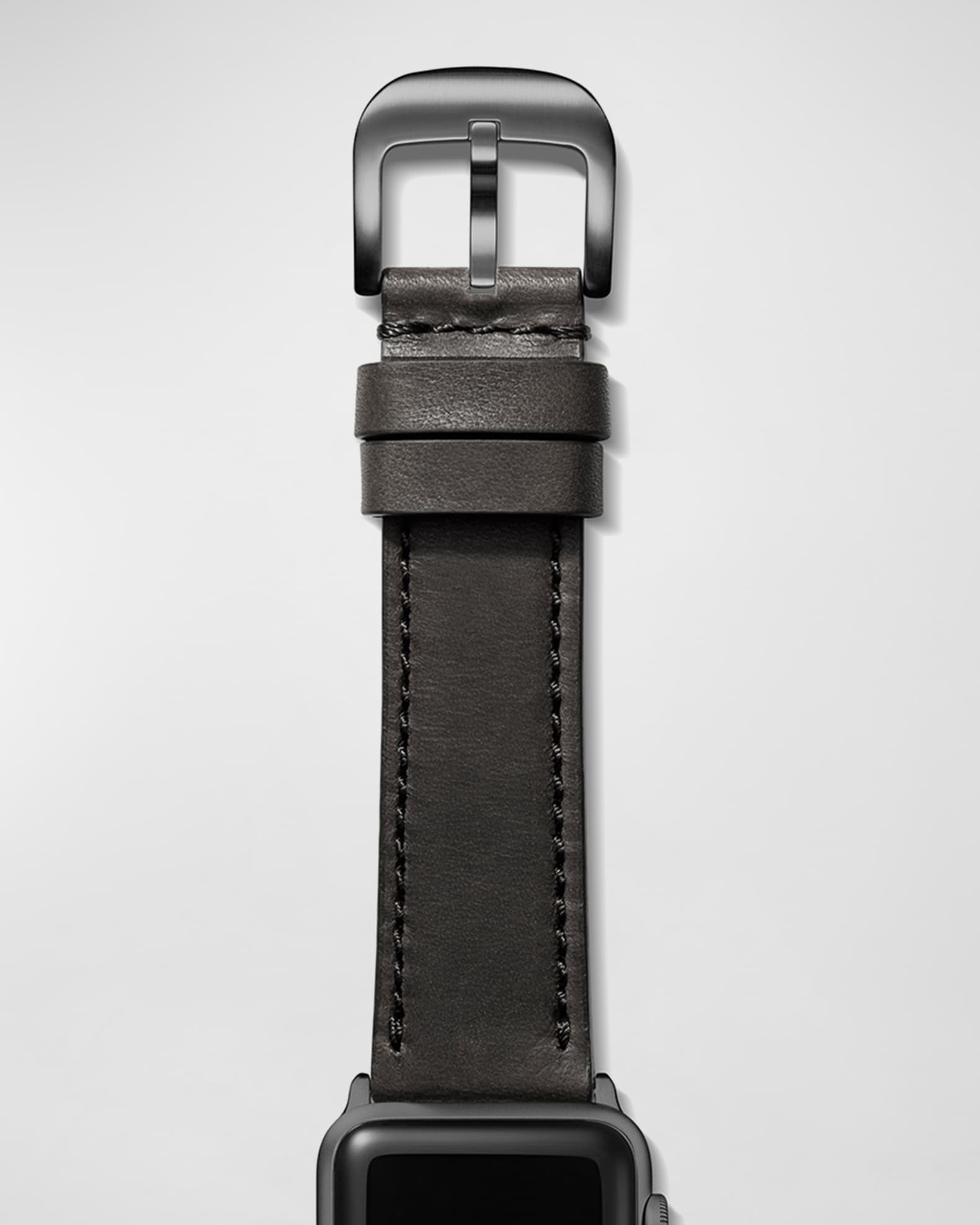 Men's 20mm Grizzly Leather Strap for Apple Watch 0