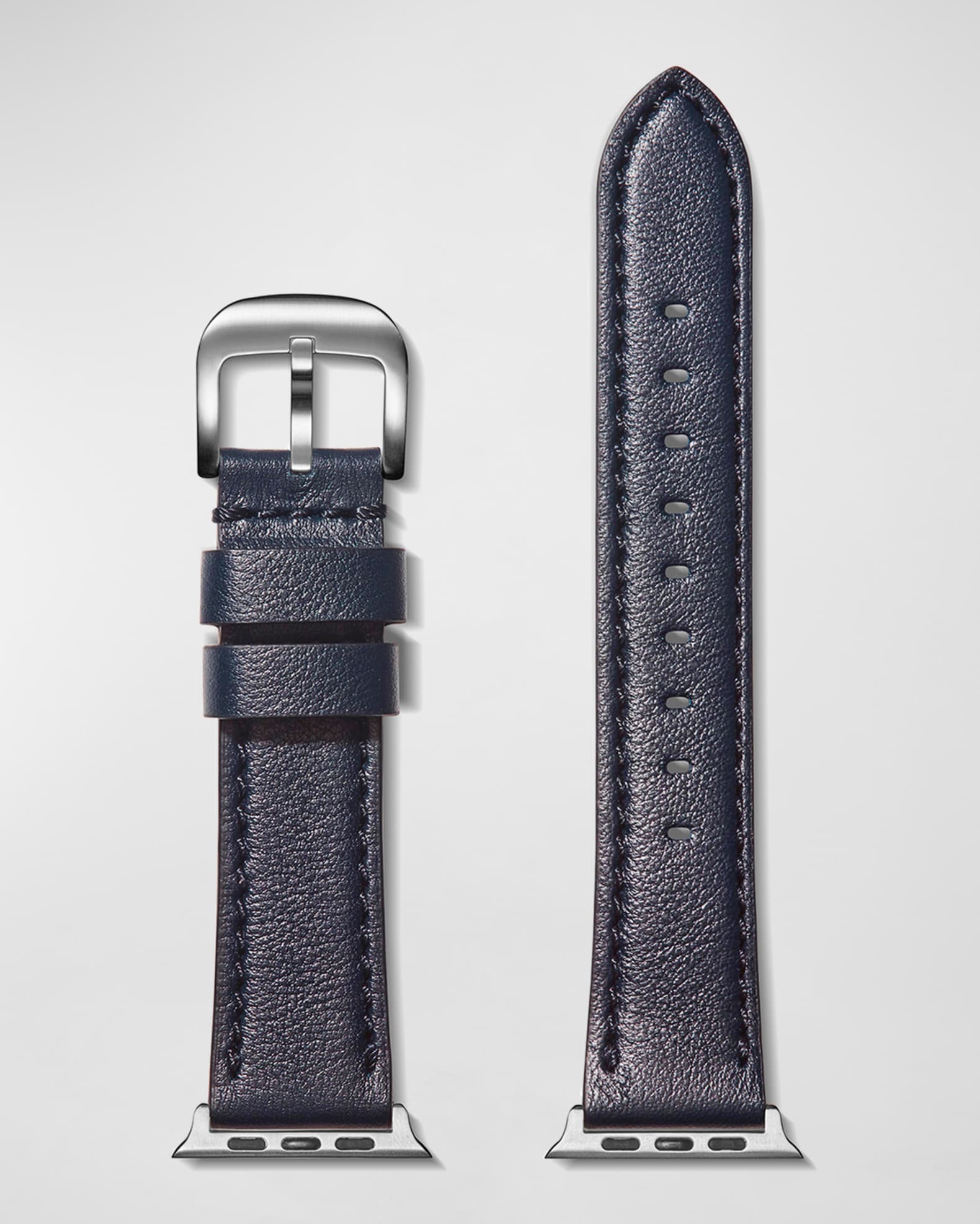 Men's 20mm Alfino Leather Strap for Apple Watch 1