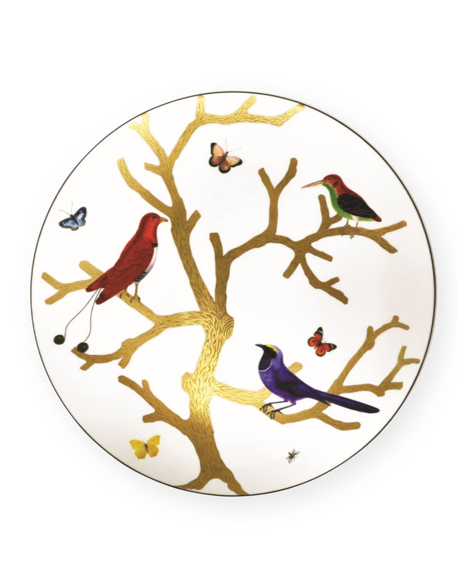 Bernardaud Aux Oiseaux Ultra Flate Plate, 12"