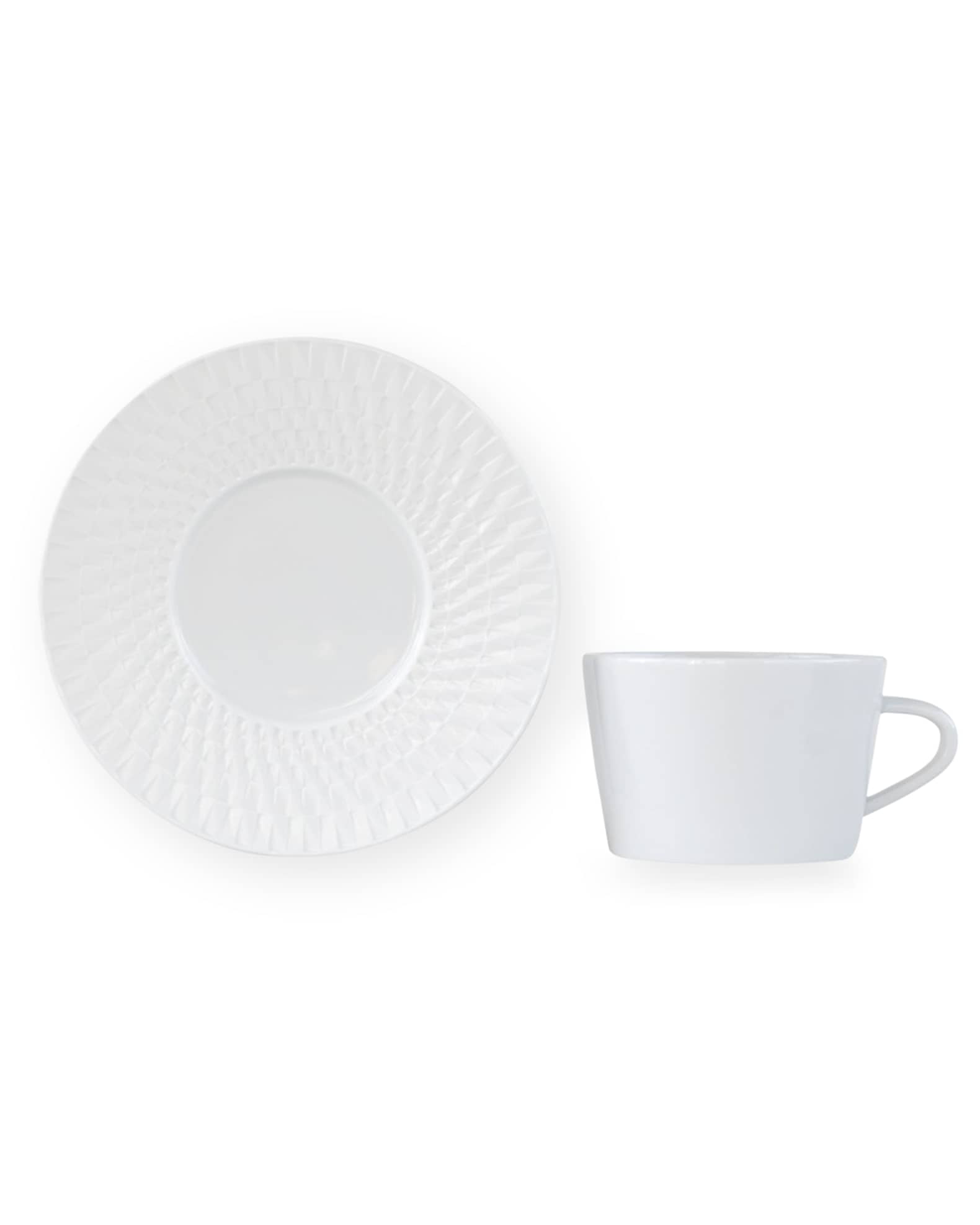 Twist White Tea Saucer 0