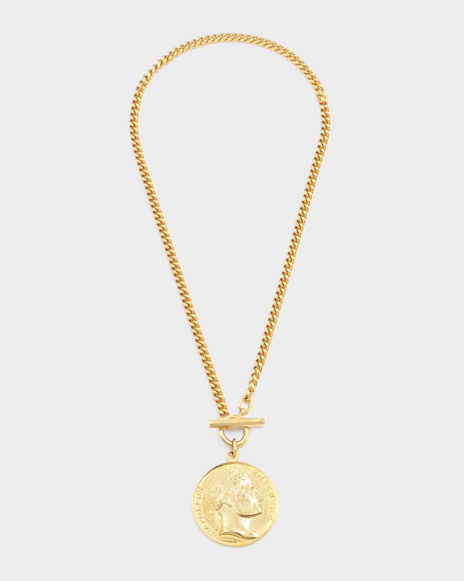 Ben-Amun Gold Coin Pendant Necklace | Neiman Marcus