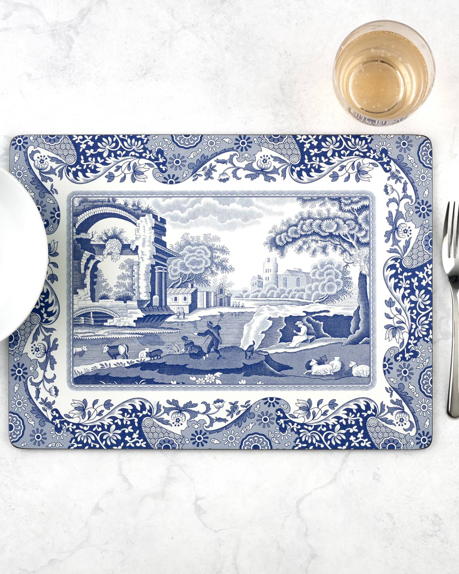 Spode Blue Italian Placemats, Set of 4 Neiman Marcus