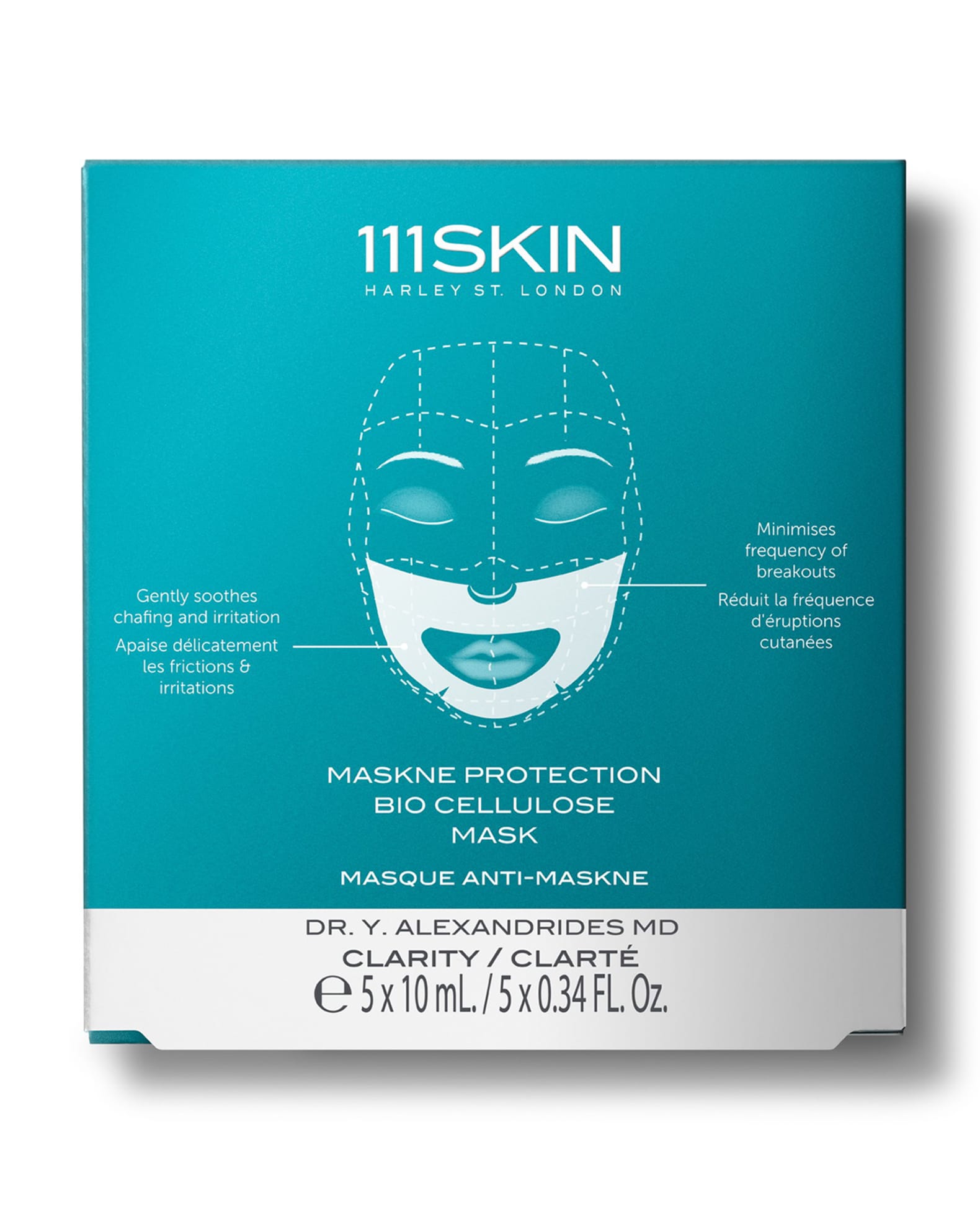 111SKIN Maskne Protection Bio Cellulose Mask Box, 5 Count | Neiman Marcus