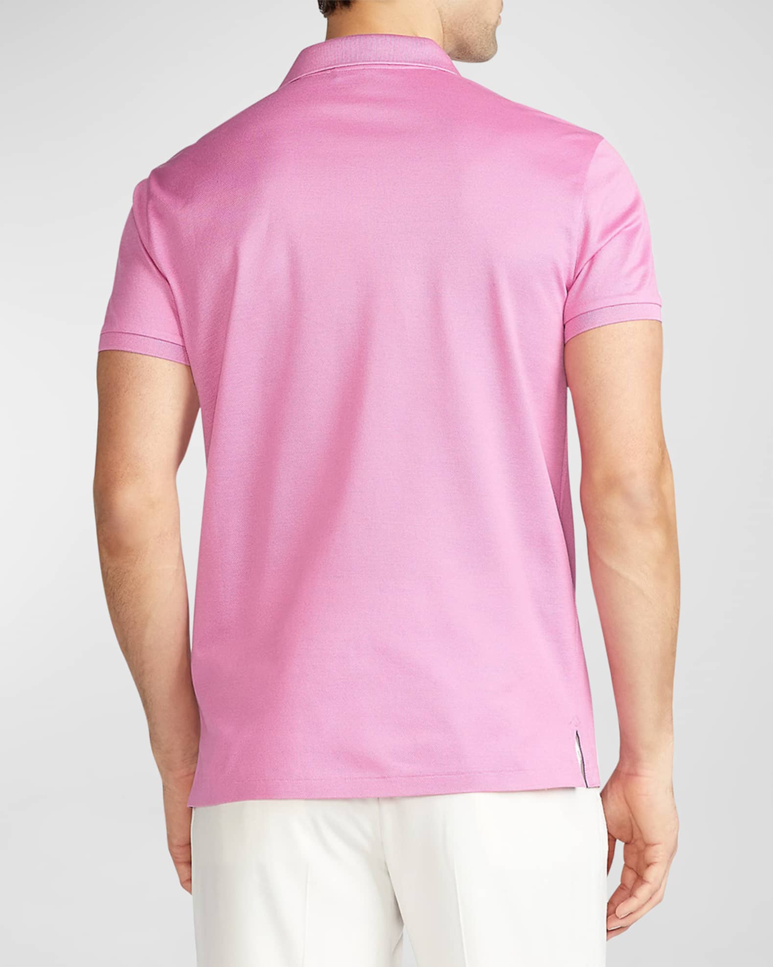 Ralph Lauren Purple Label Men's Custom Slim Fit Pique Polo Shirt ...