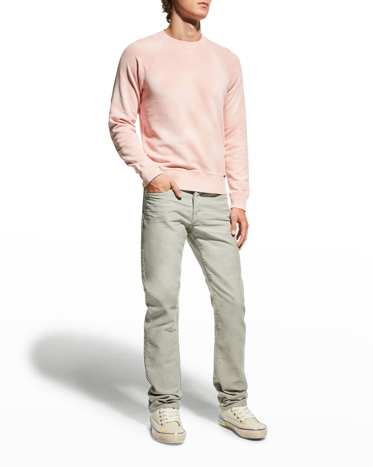 TOM FORD Men's Brushed 5-Pocket Jeans | Neiman Marcus
