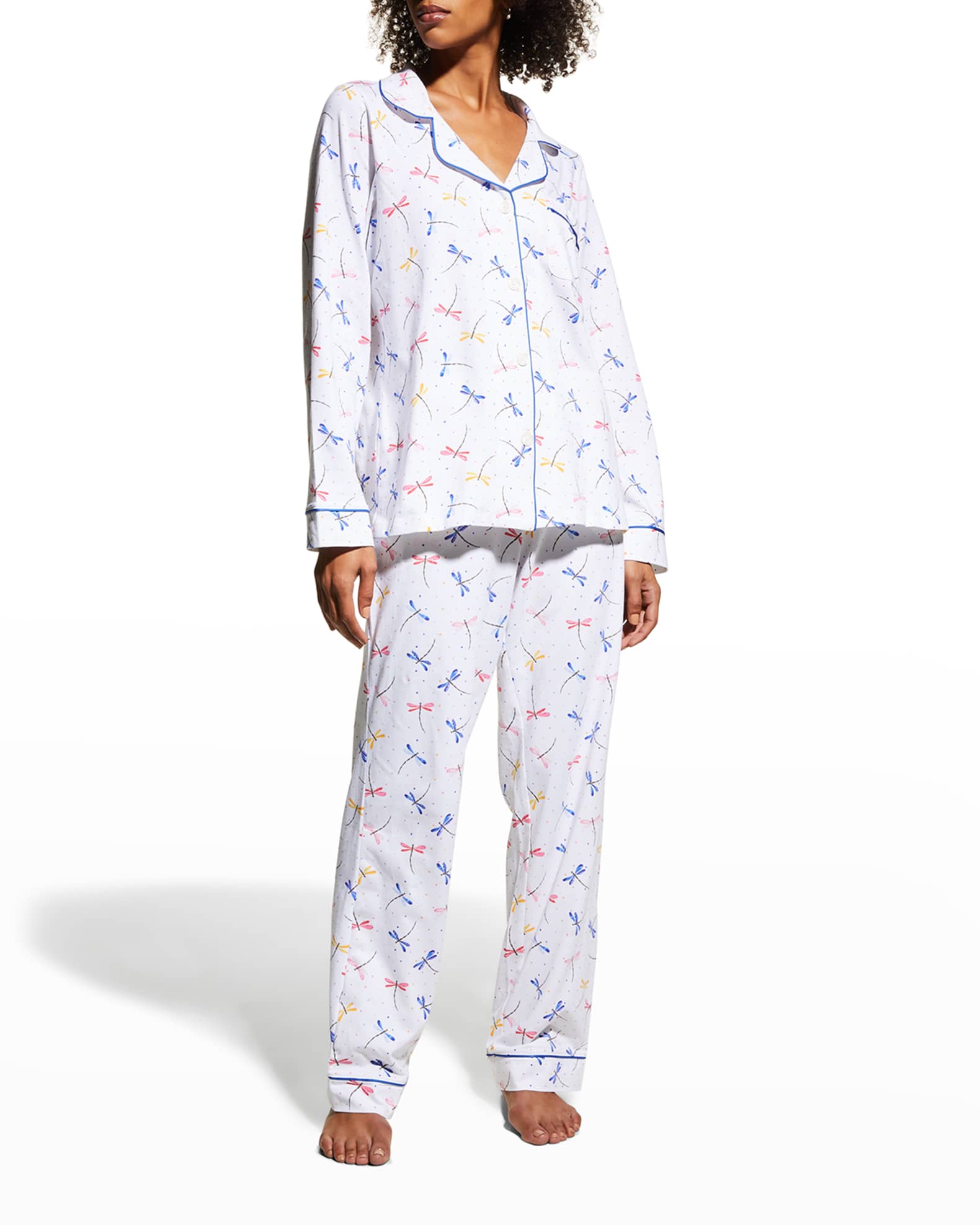 BedHead Pajamas DragonflyPrint LongSleeve Pajama Set Neiman Marcus