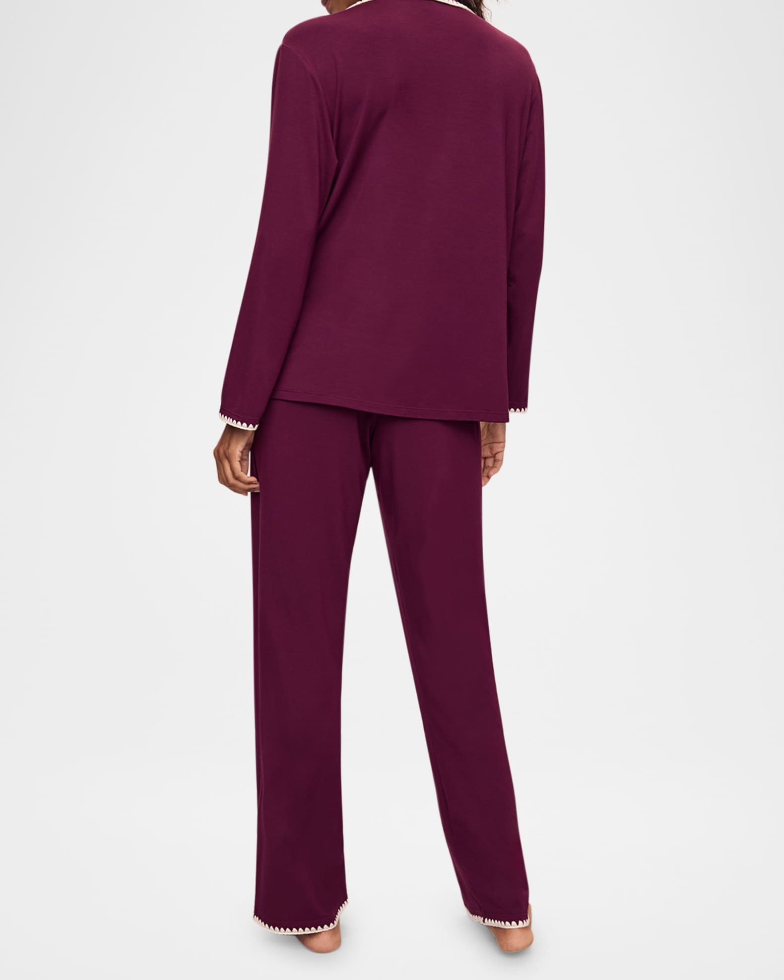 Frida Whipstitch Long Pajama Set 1