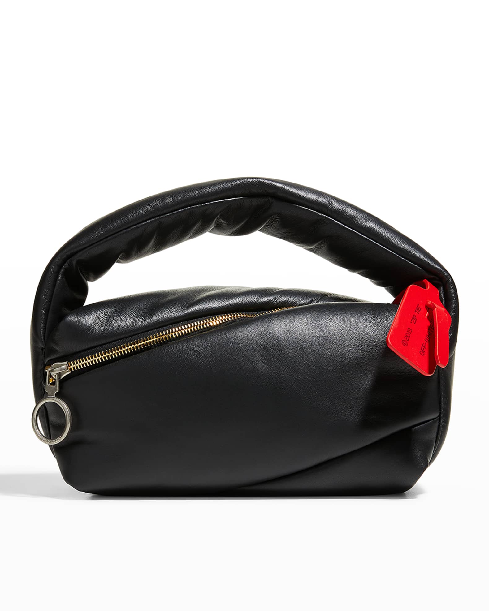Off-White Pump Pouch Puffy Crossbody Bag, Black | Neiman Marcus