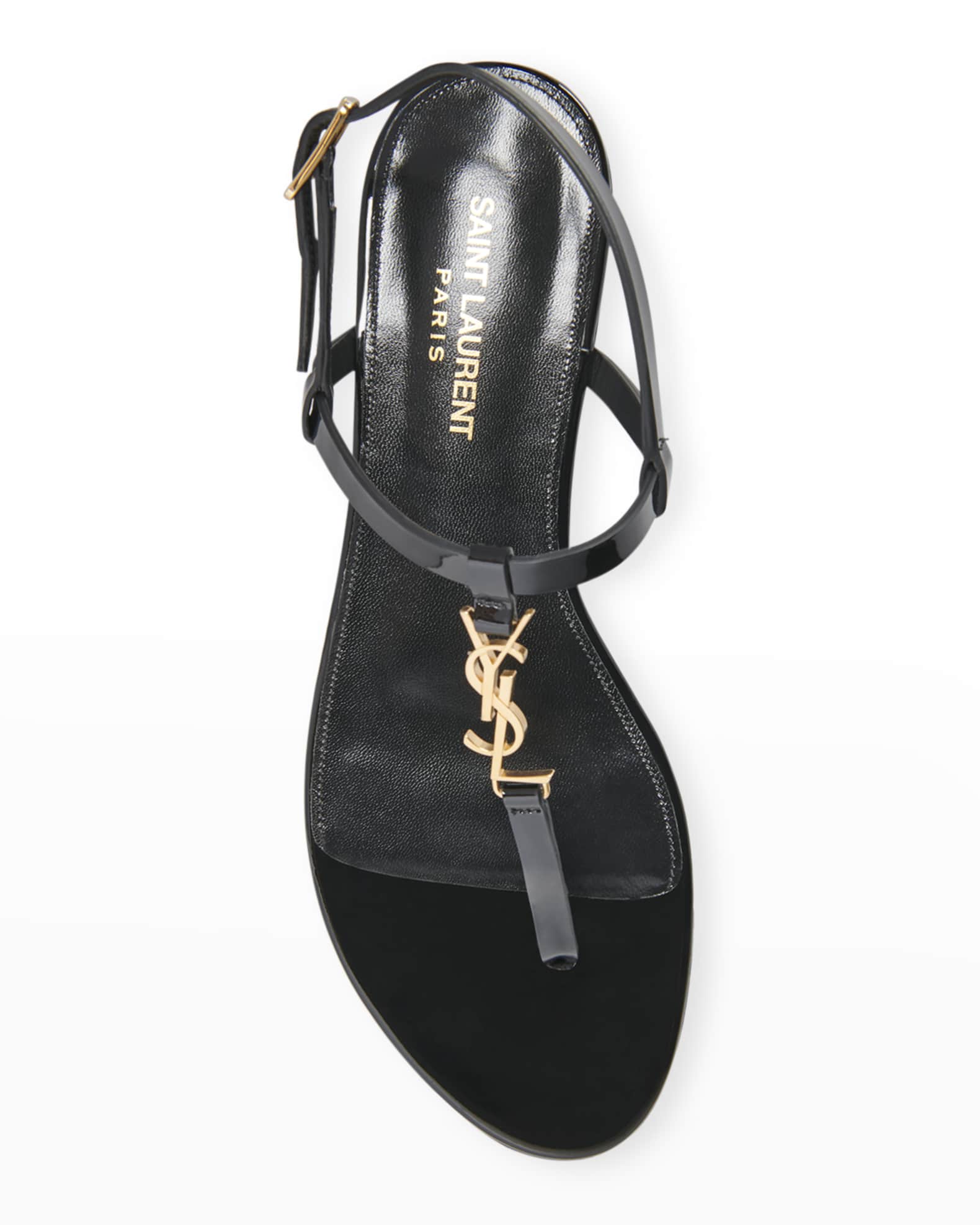 サンダル・ミュール Saint Laurent Cassandra Sandals Cassandra sandals in patent leather | Saint Laurent | YSL US