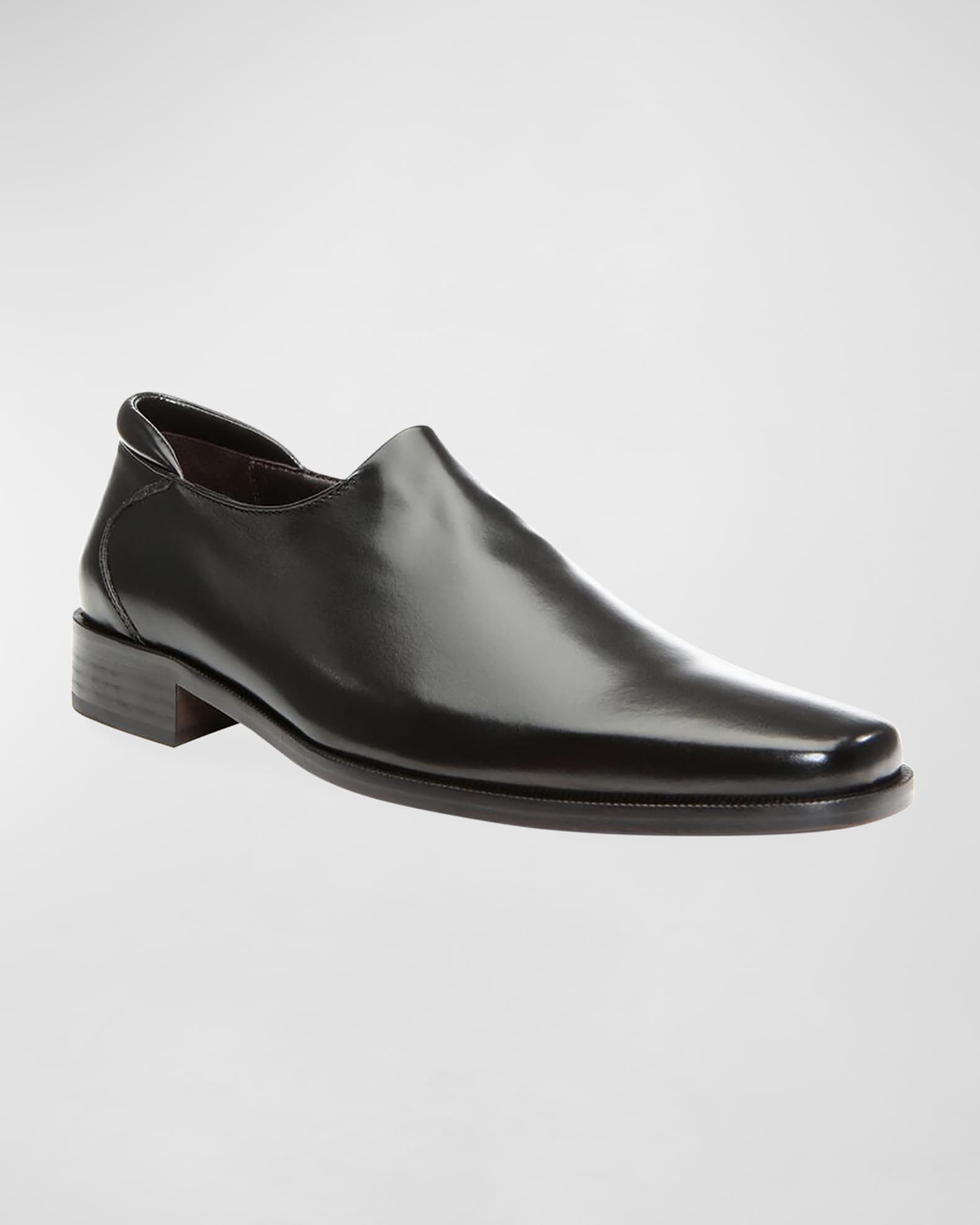 Donald Pliner Men's Rex Leather Slip-Ons | Neiman Marcus