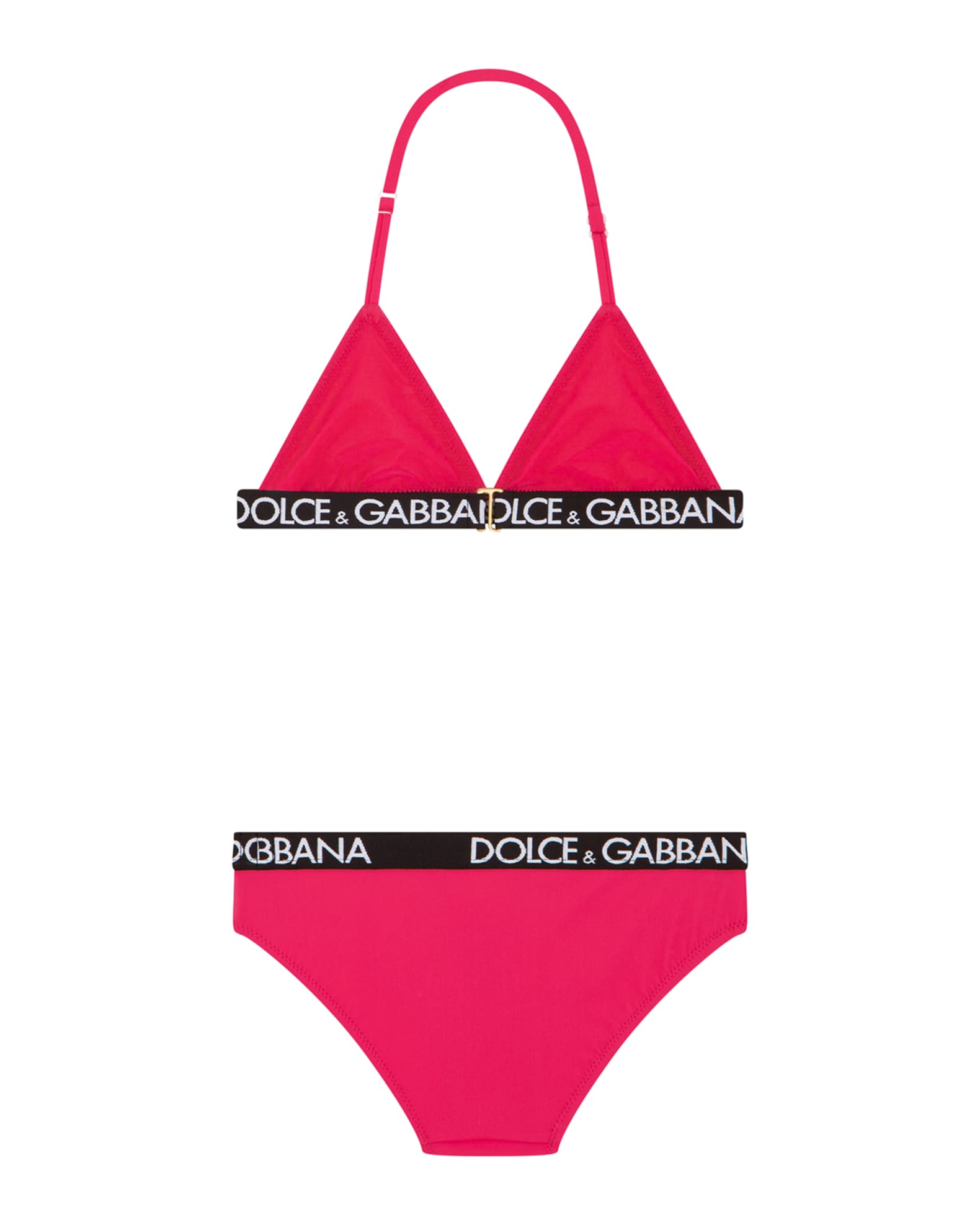 Oriental cart . Dolce&Gabbana Girl's 2-Piece Logo Tape Bikini Set, Size 8-12 | Neiman Marcus