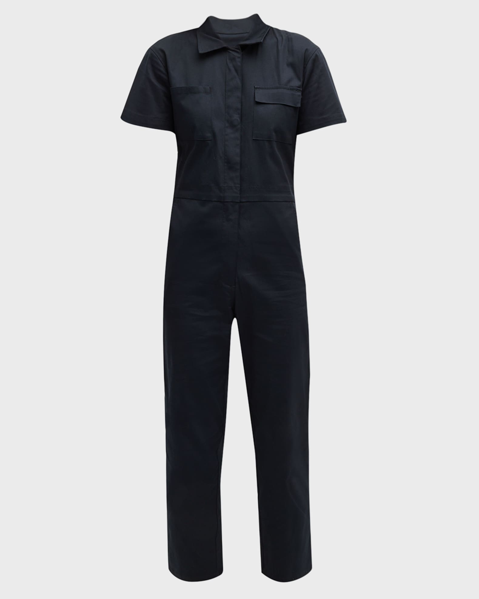 Rivet Utility Worker ShortSleeve Jumpsuit Neiman Marcus