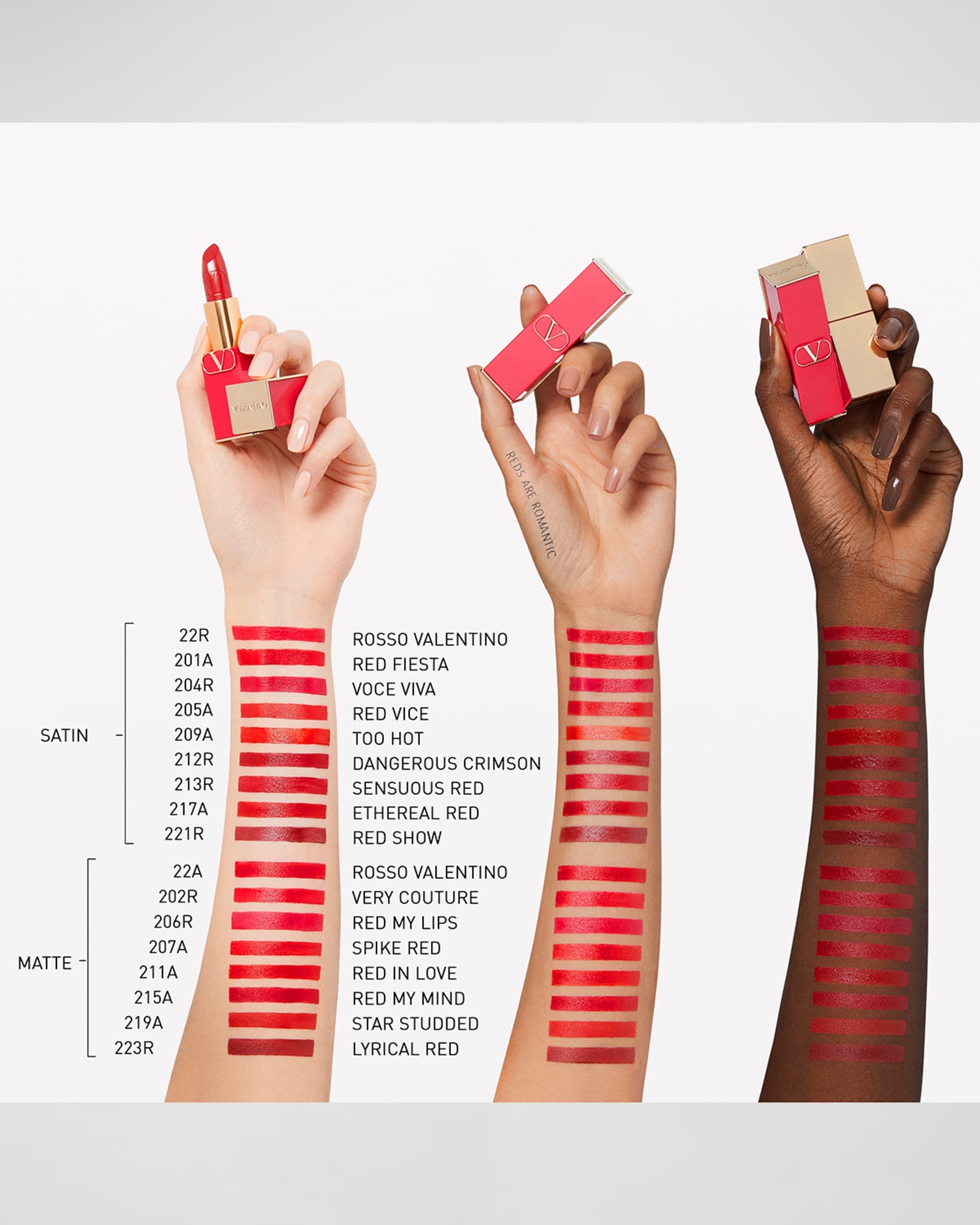 Rosso Satin Valentino Lipstick 1