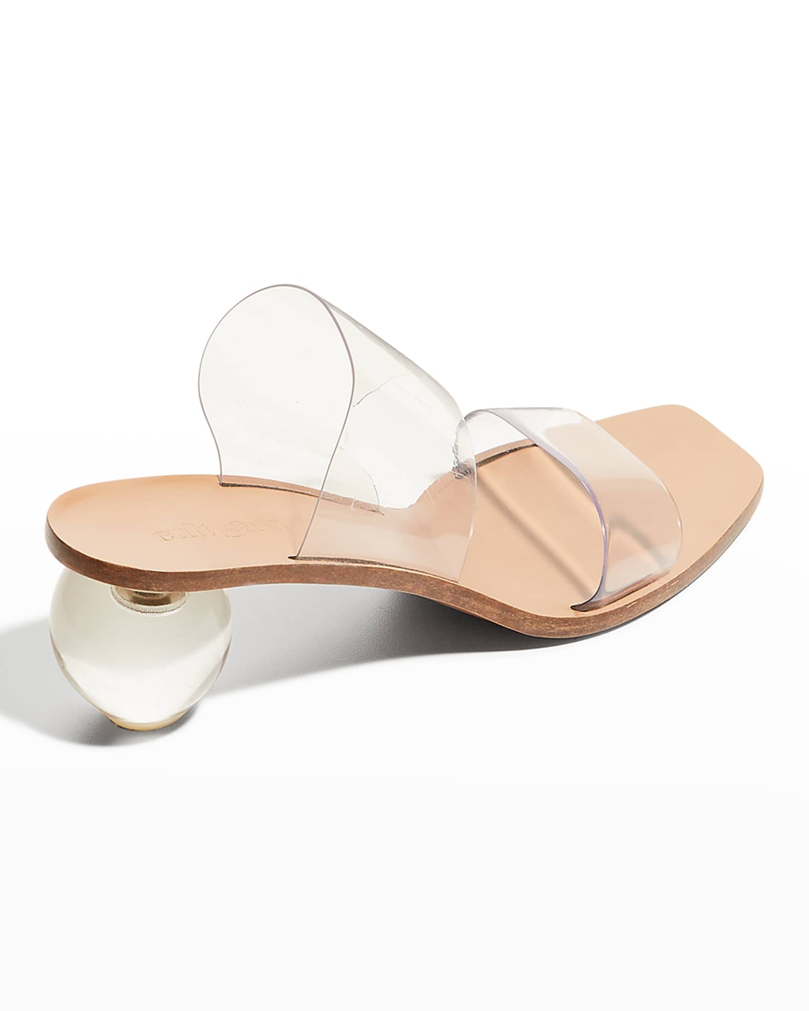 Cult gaia jila vinyl block heel sandals 2025