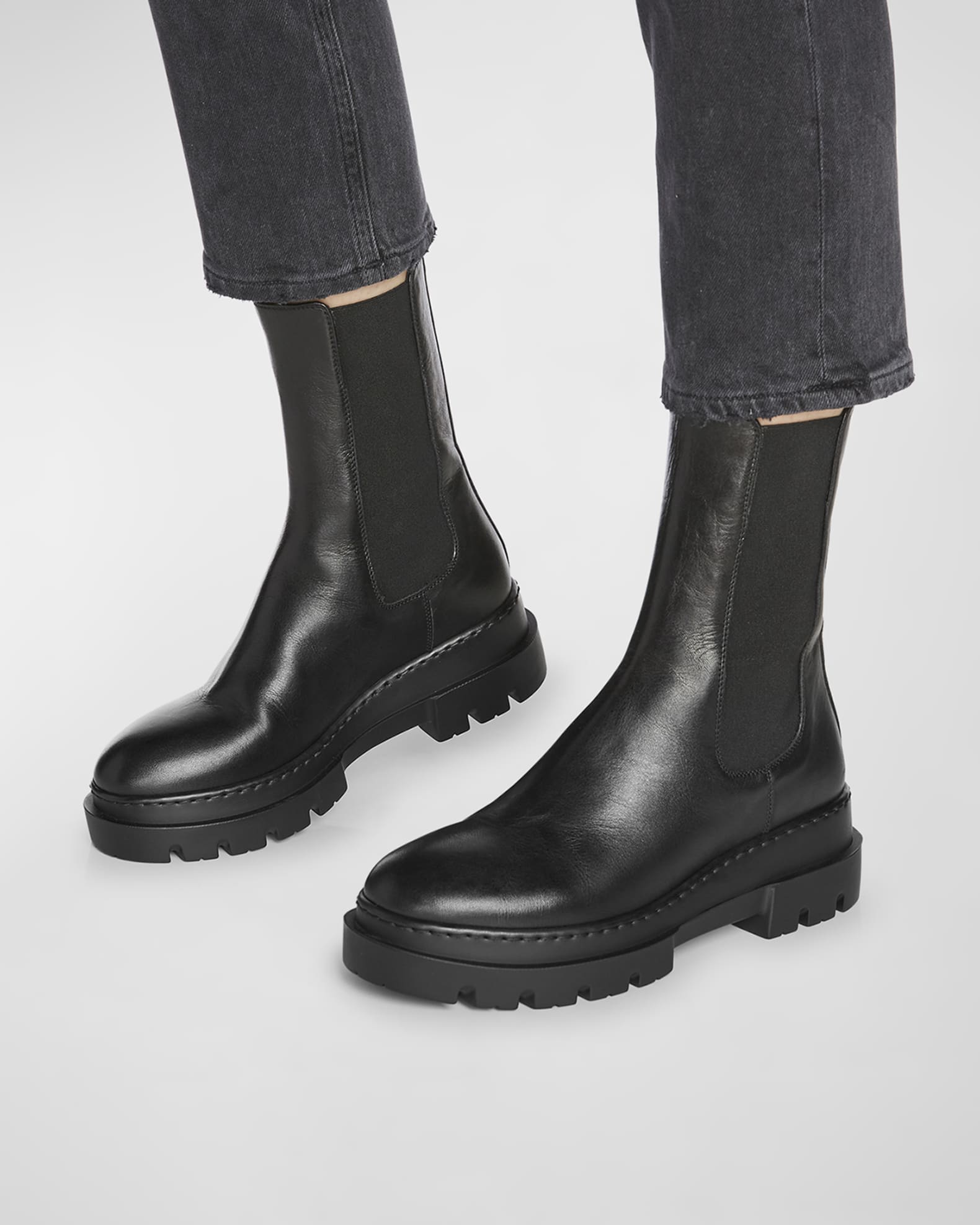 La Canadienne Braydon Waterproof Leather Chelsea Booties Neiman Marcus