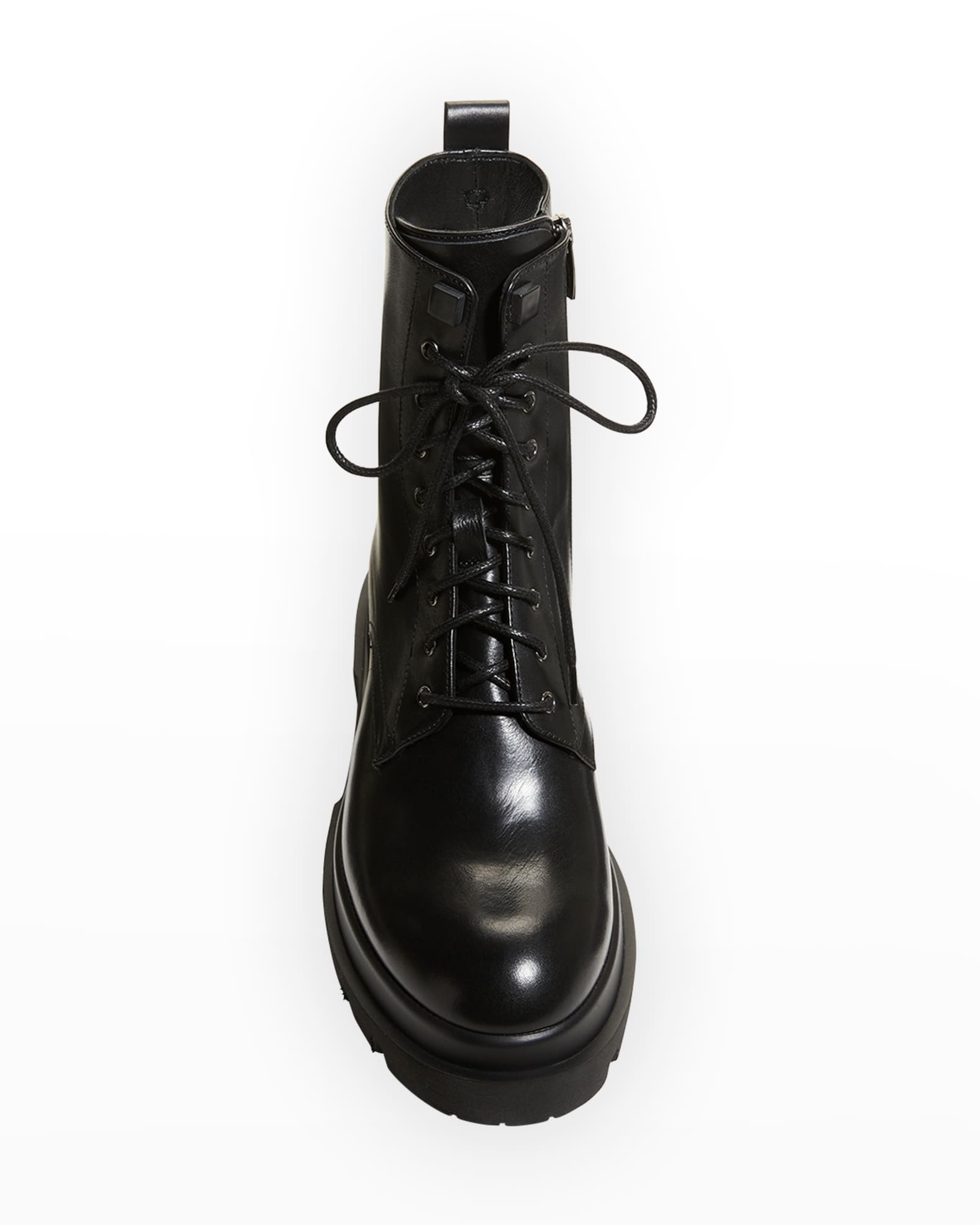 La Canadienne Brendan Waterproof Leather Combat Booties | Neiman Marcus