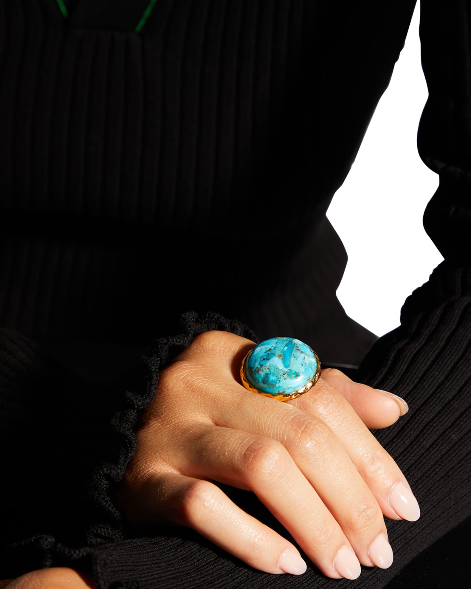NEST Jewelry Turquoise Adjustable Statement Ring Neiman Marcus