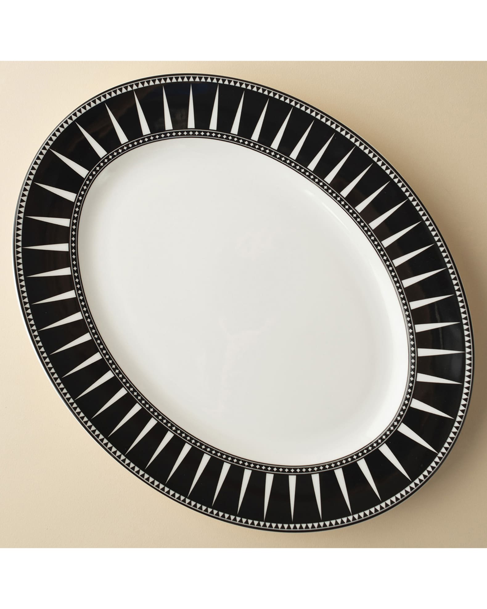 Marrakech Rimmed Oval Platter 0