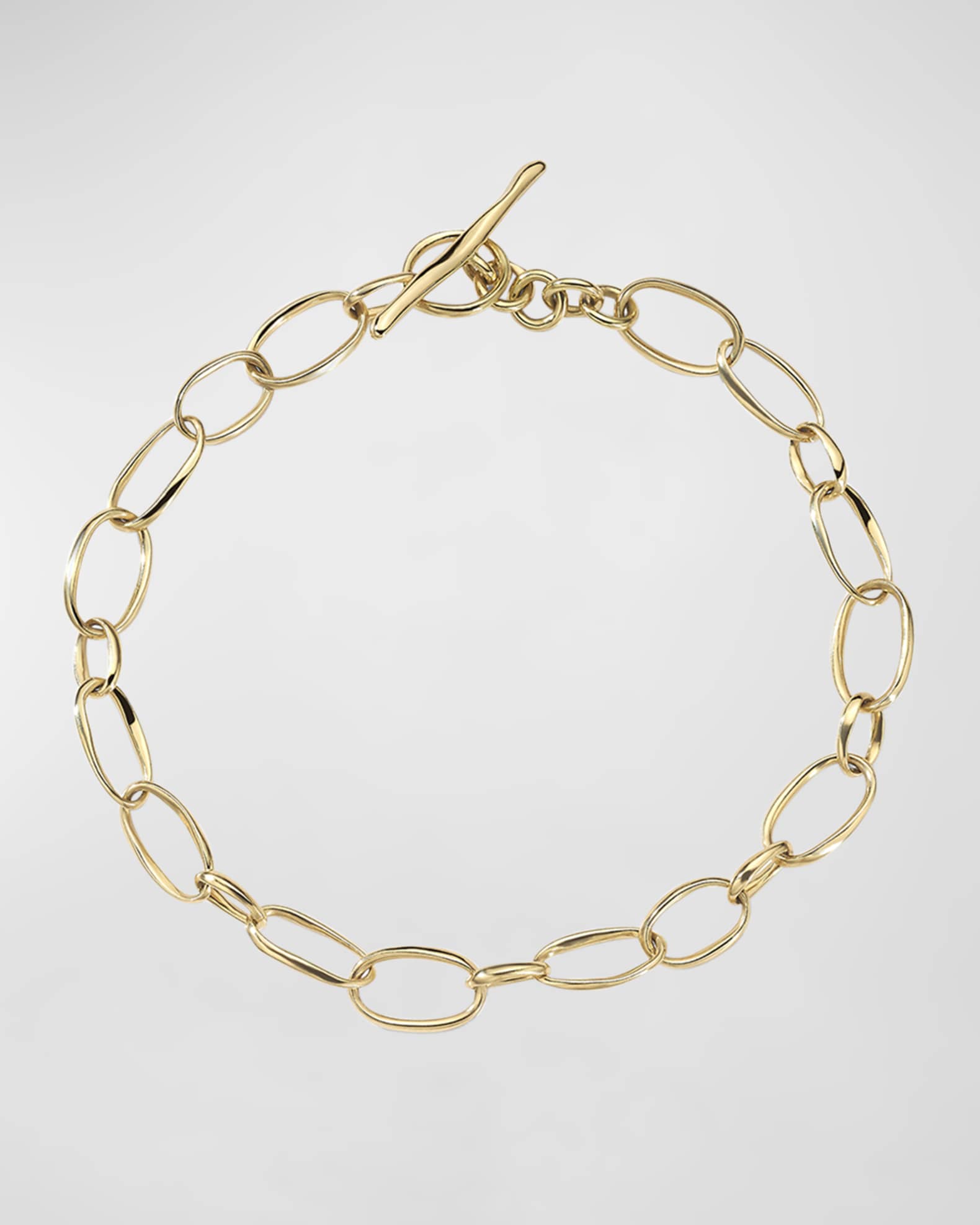 Small Scultura Link Bracelet in 18K Gold 0