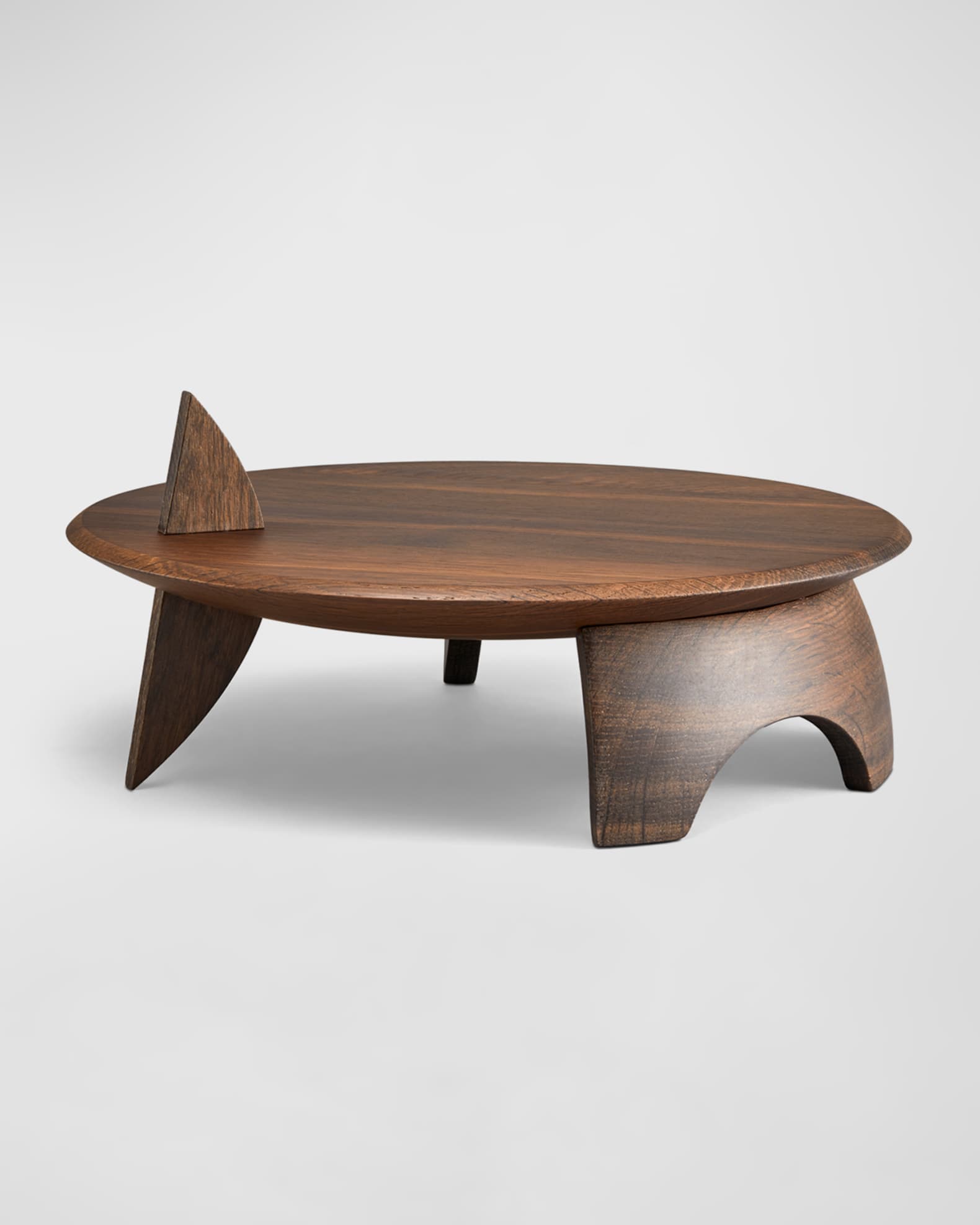 Kelly Behun Leaf Smoked Oak Platter 1