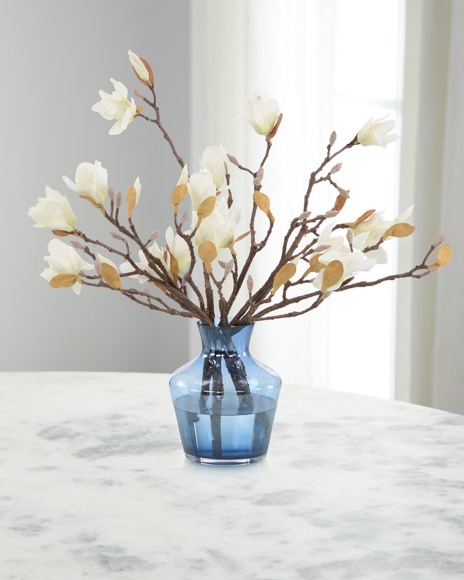 John-Richard Collection Saucer Magnolias Faux-Floral Arrangement