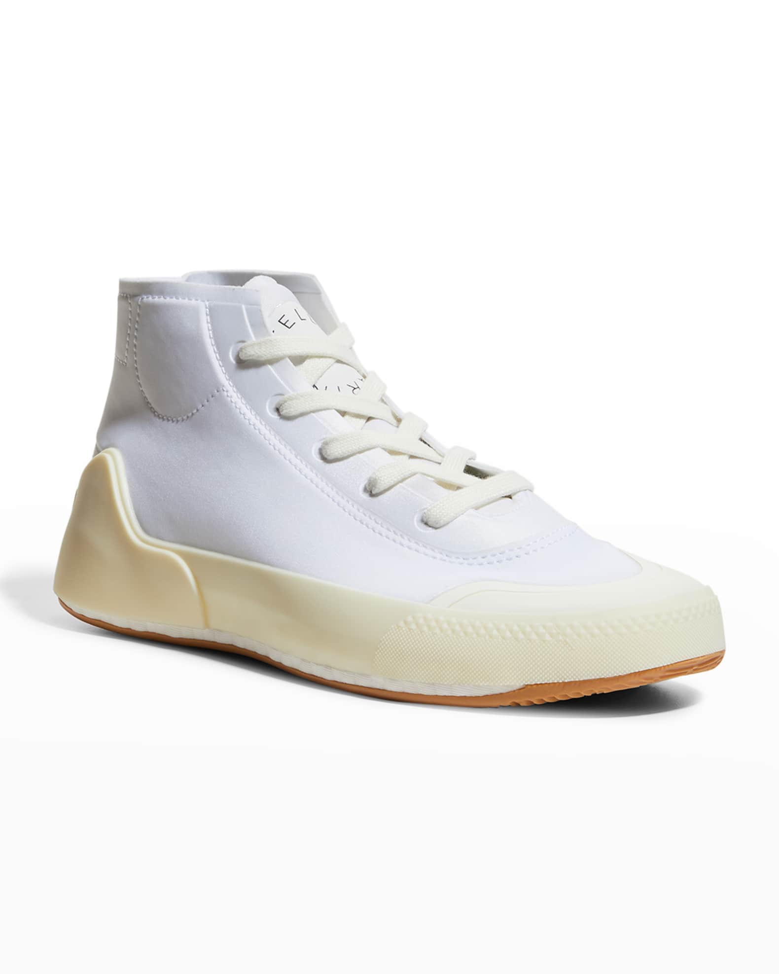adidas by Stella McCartney ASMC Treino Recycled Mid Top Sneakers Neiman Marcus