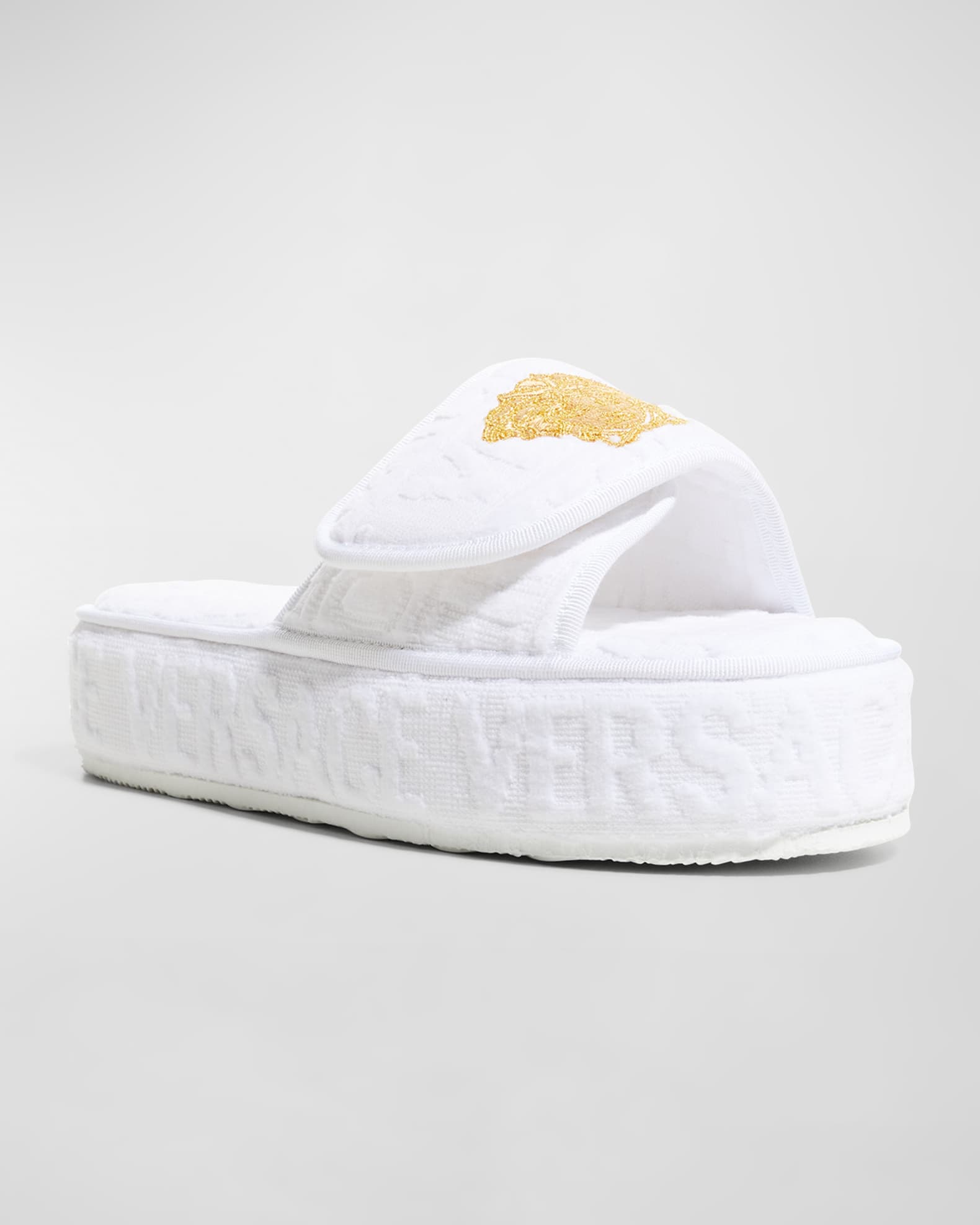 Versace logomania slippers new arrivals