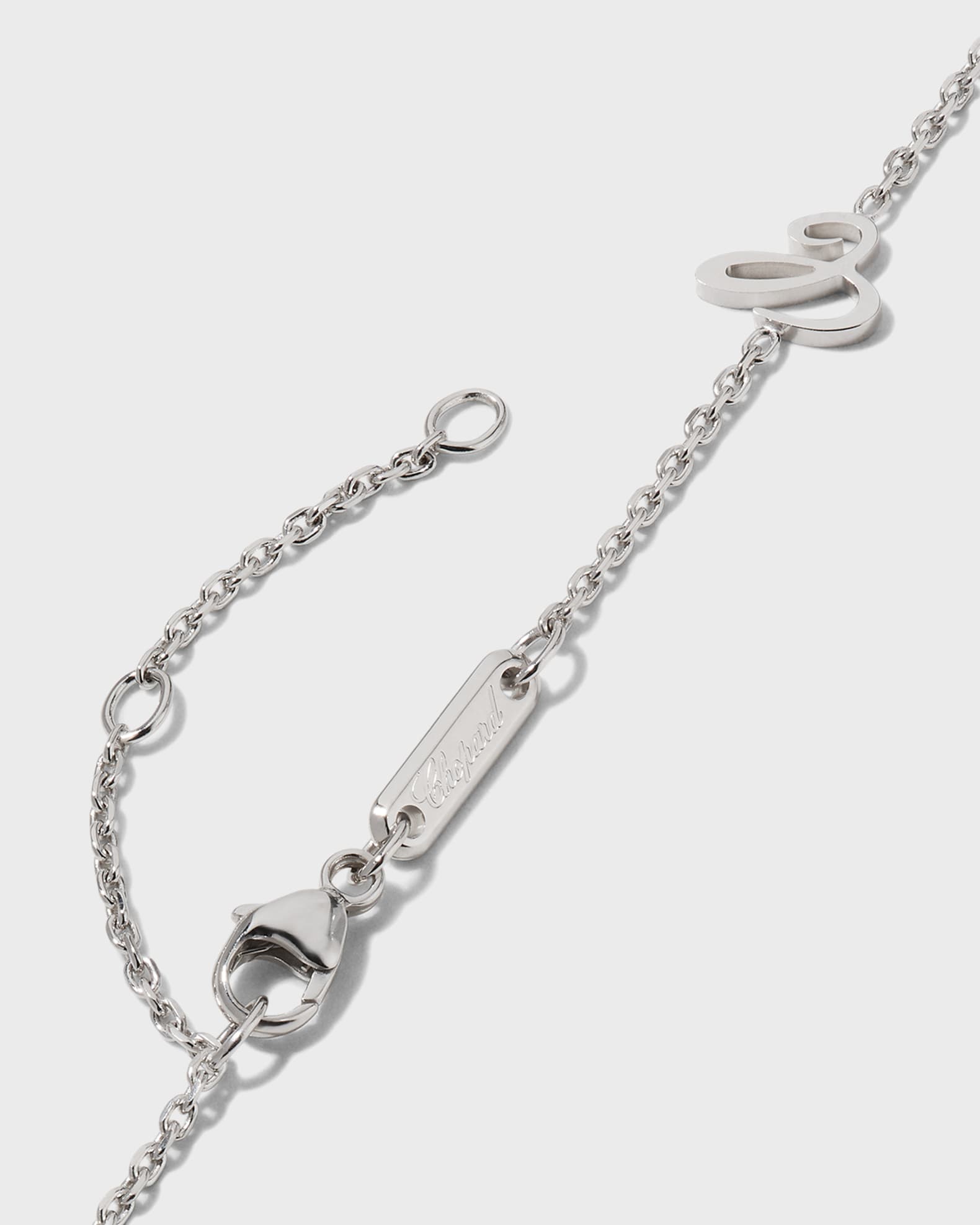 Chopard Happy Diamonds 18K White Gold Golf Pendant Necklace | Neiman Marcus