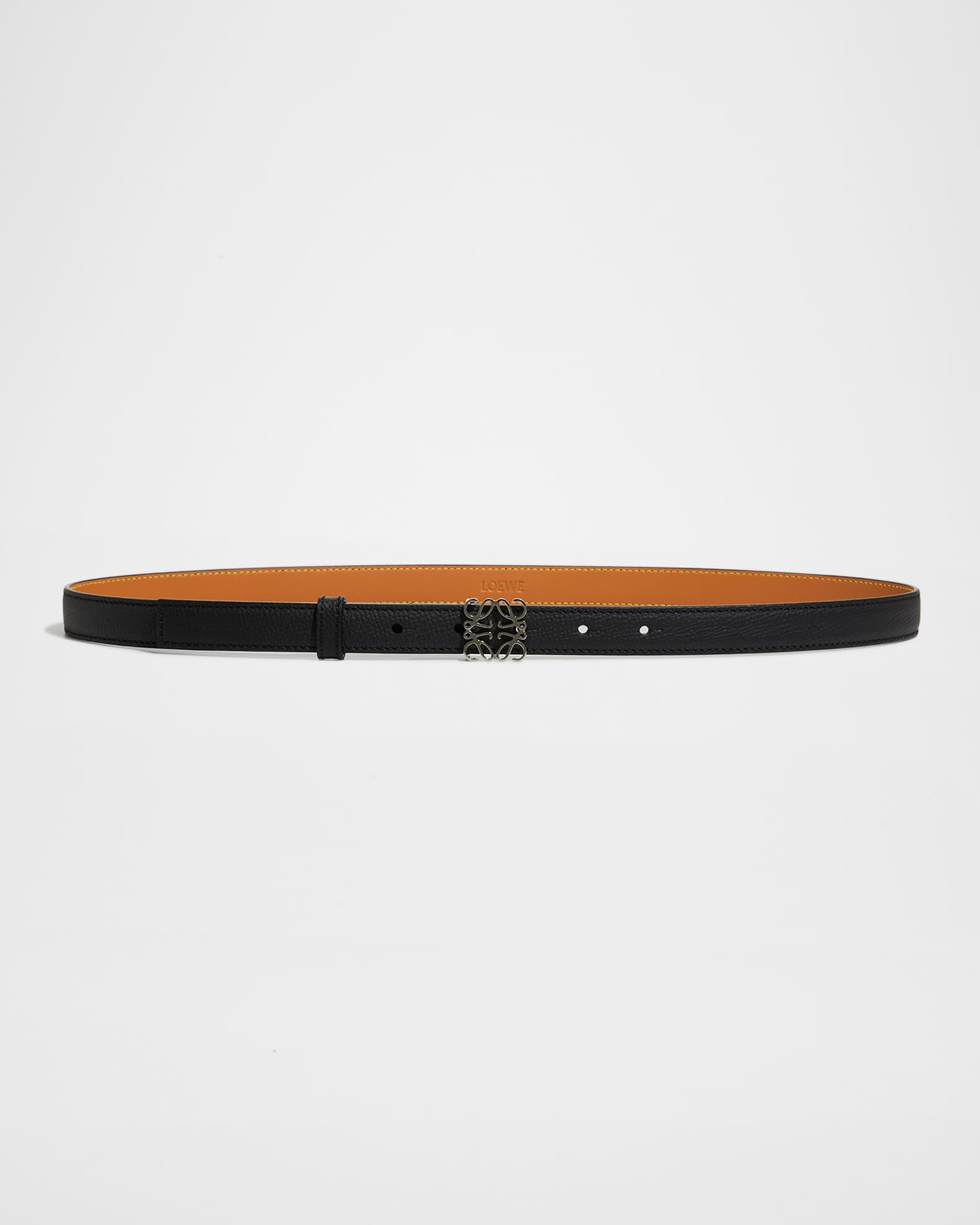 Loewe Anagram Leather Belt | Neiman Marcus