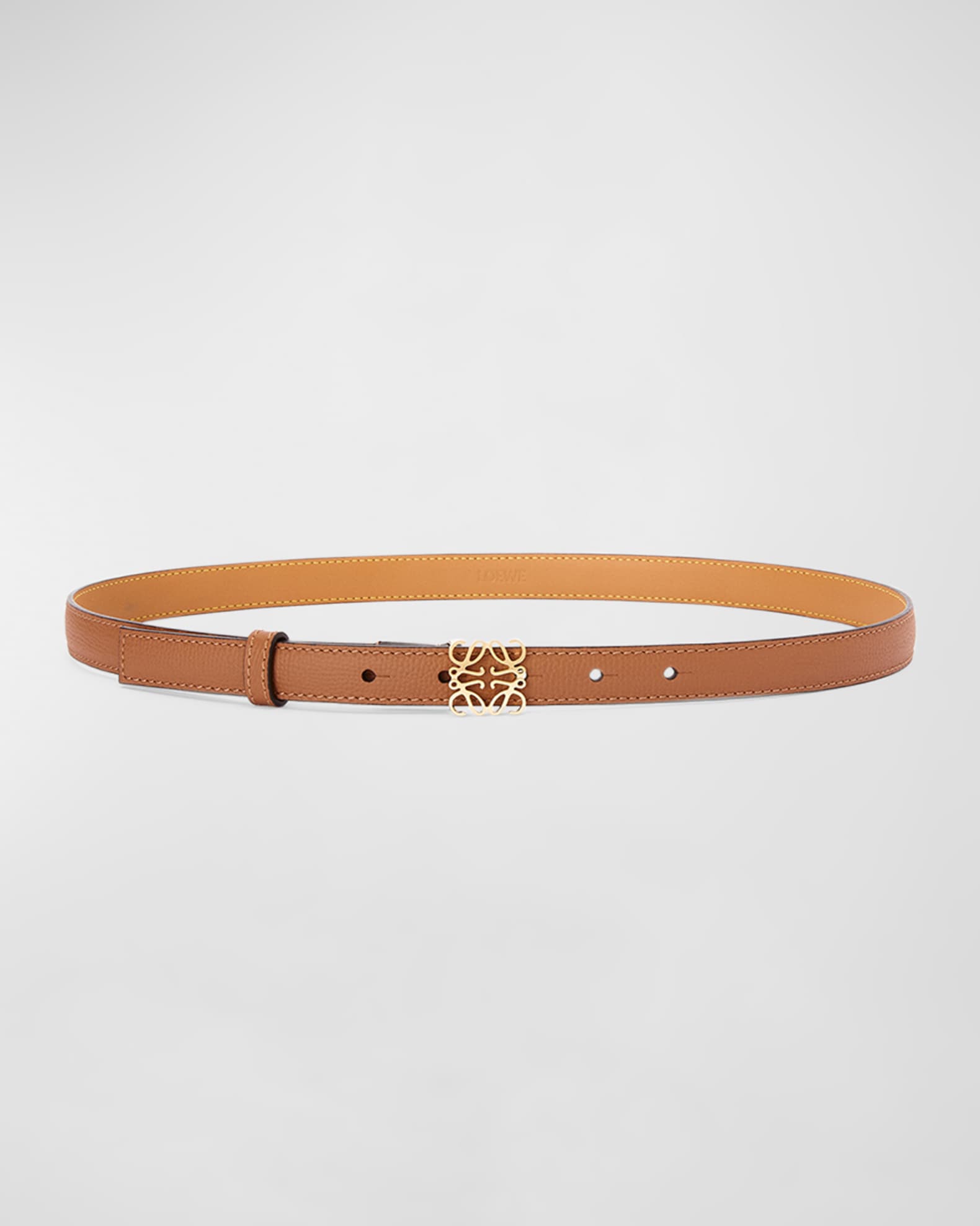 【2025年】エレガントファッションを上品に着 Anagram Loewe Leather Marcus Neiman | Belt 小物