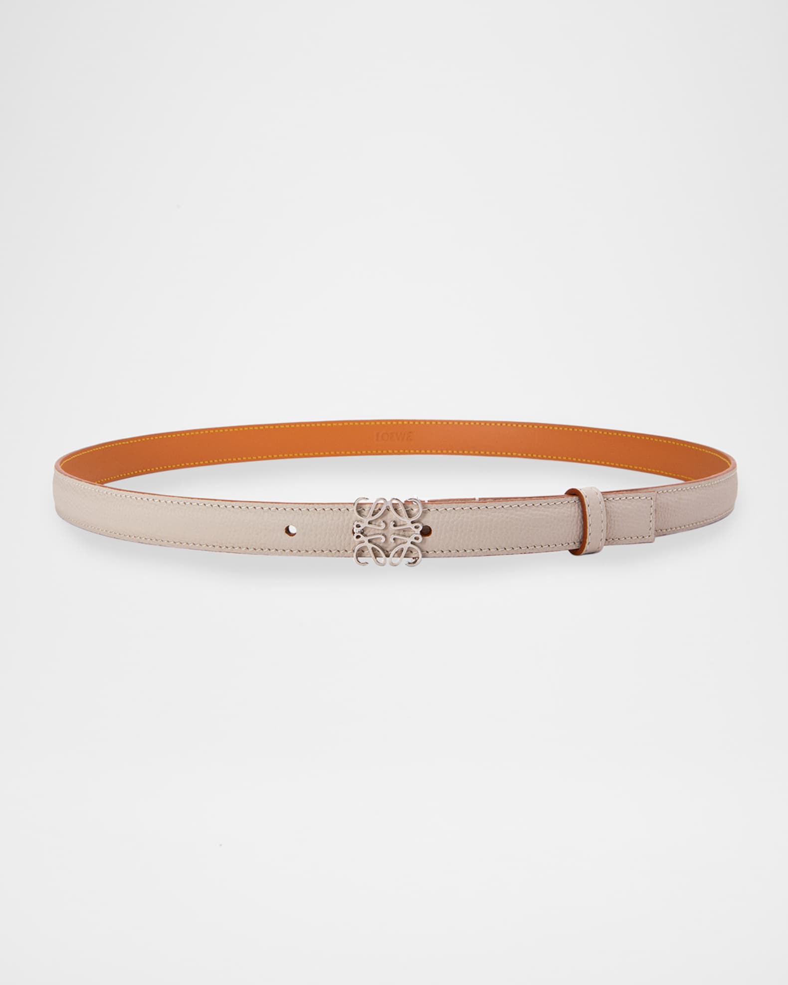 Loewe Anagram Leather Belt Neiman Marcus