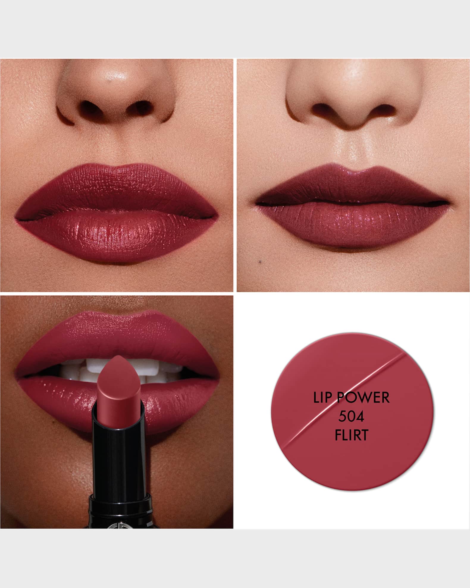 ARMANI beauty Lip Power Satin Long Lasting Lipstick | Neiman Marcus