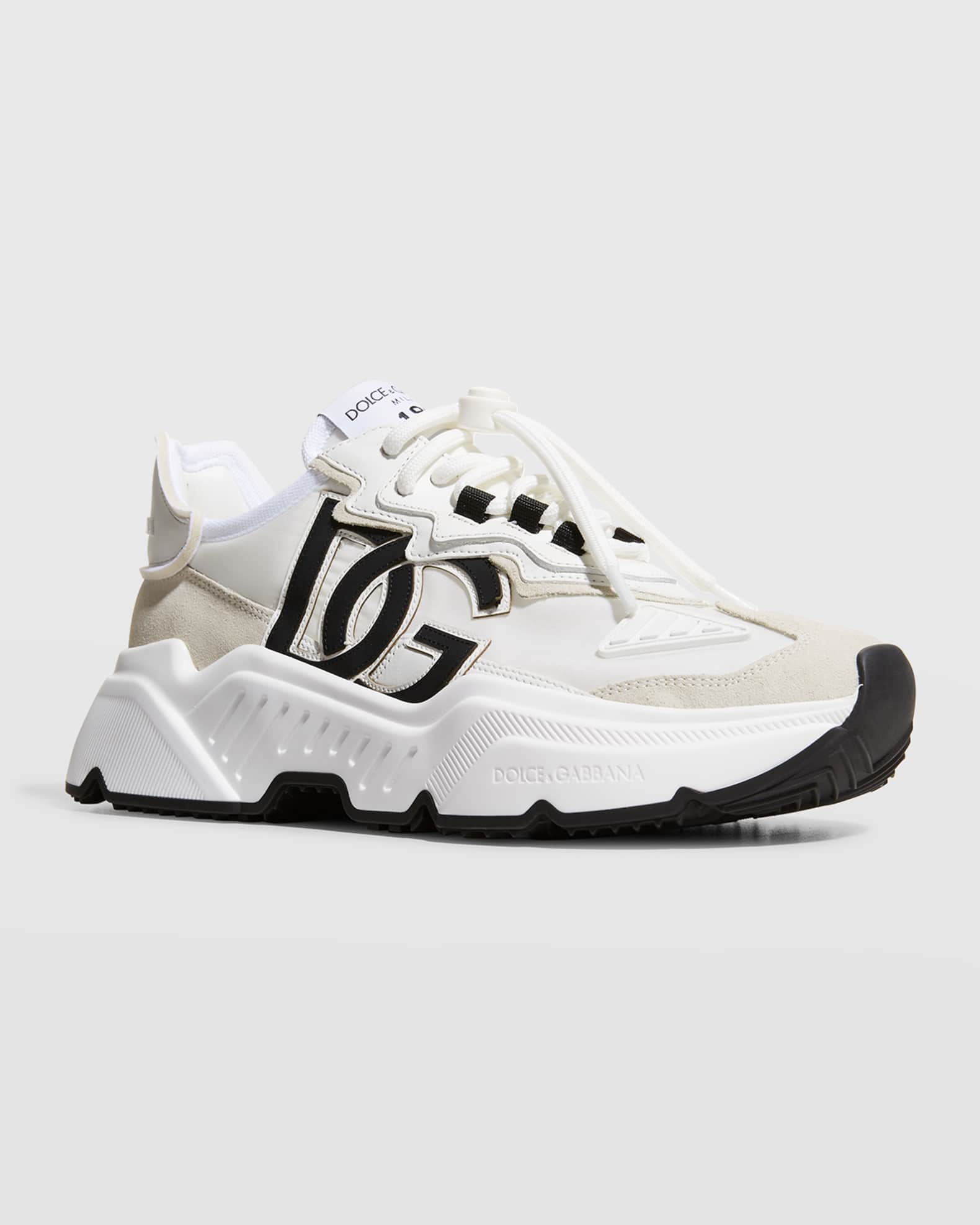 Daymaster Mixed Leather Runner Sneakers 1