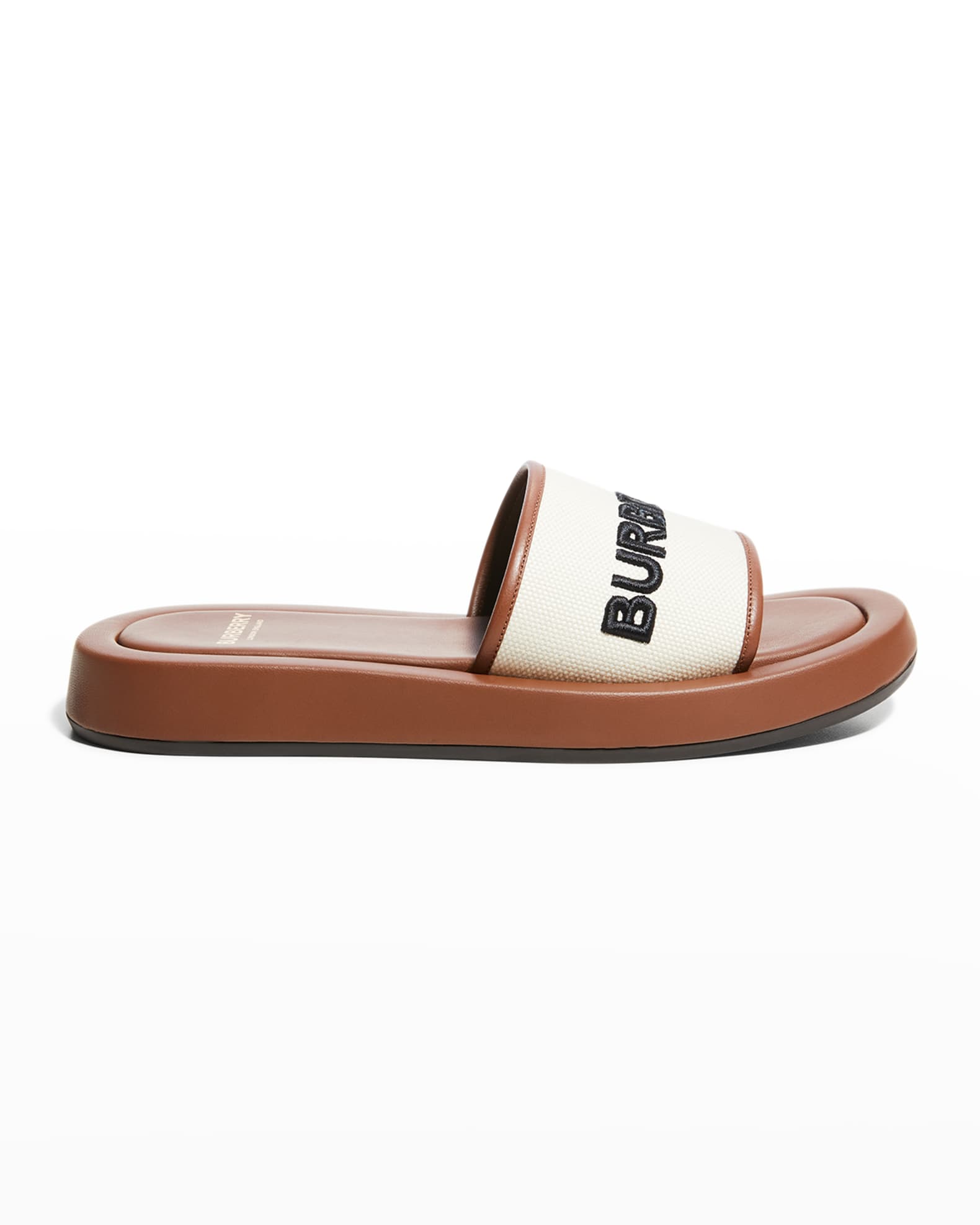 burberry slides orange