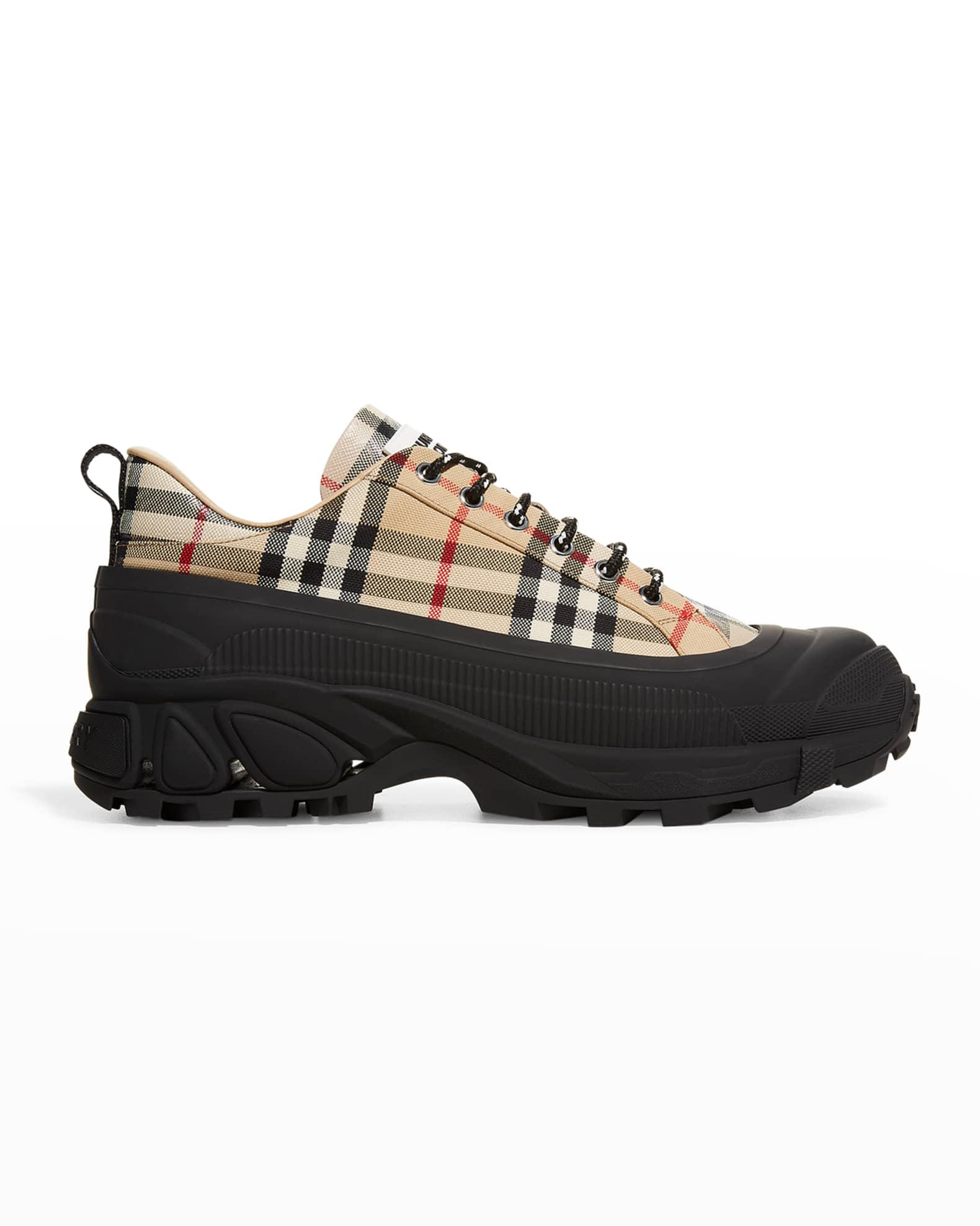 Burberry Vintage Check Cotton Arthur Sneakers Neiman Marcus