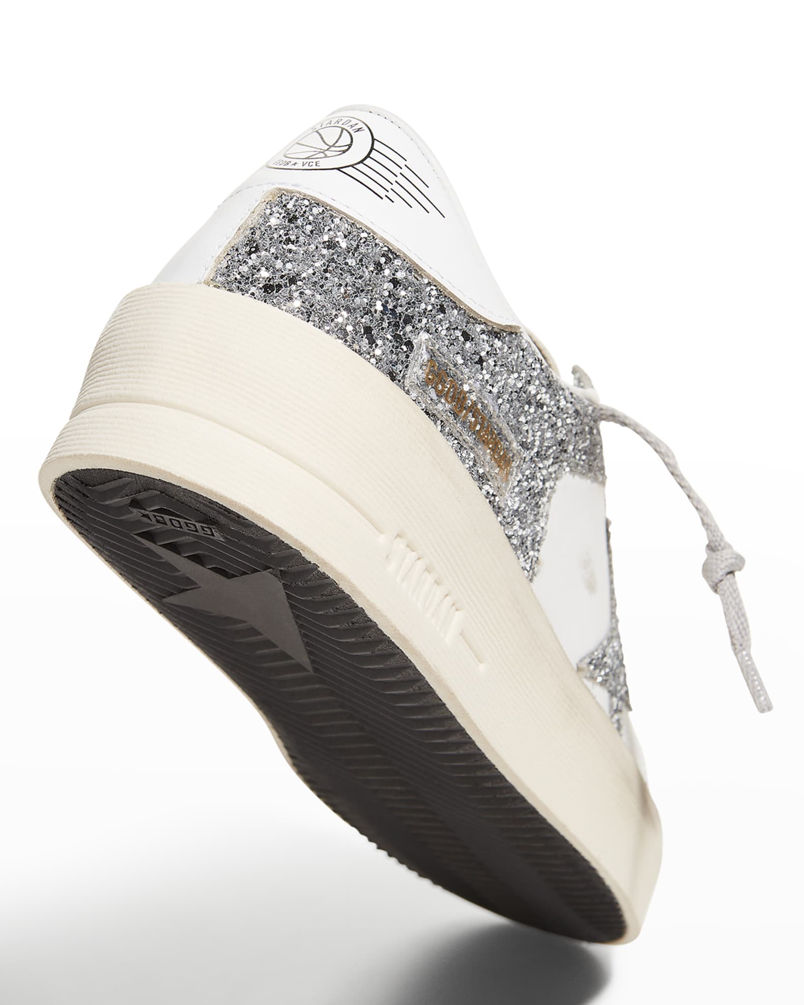 Golden Goose Stardan Glitter Low-Top Sneakers | Neiman Marcus