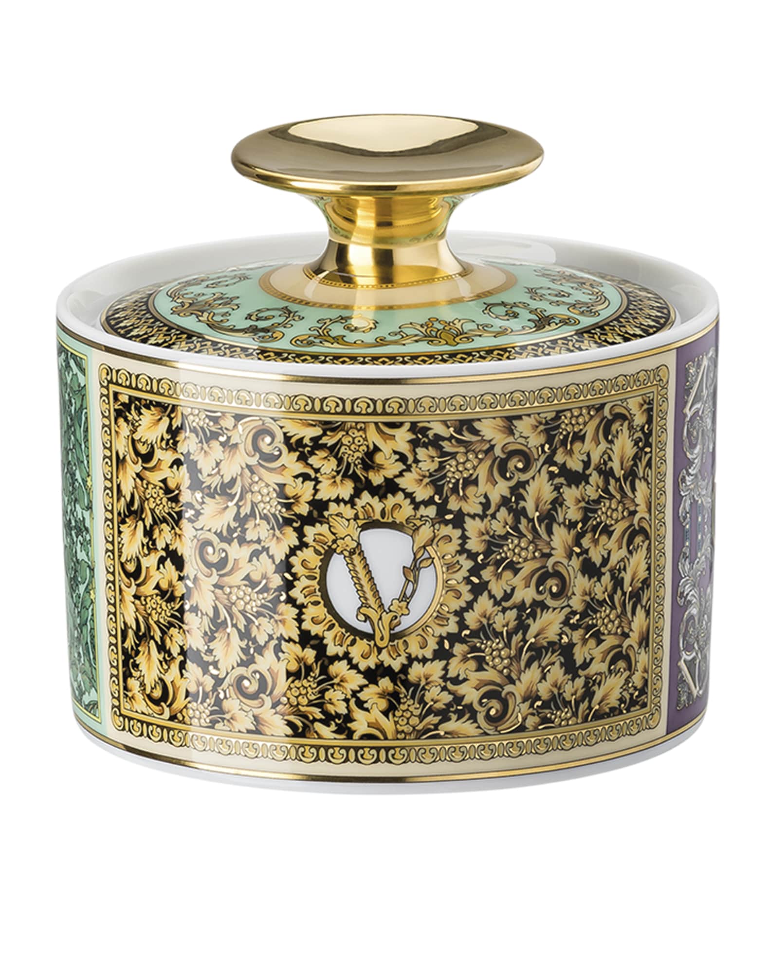 Barocco Mosaic Covered Sugar Bowl 0