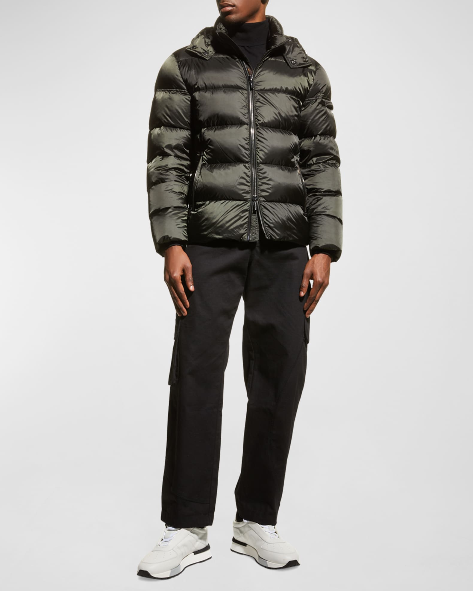 MooRER Men's Goose Down Bomber Jacket | Neiman Marcus